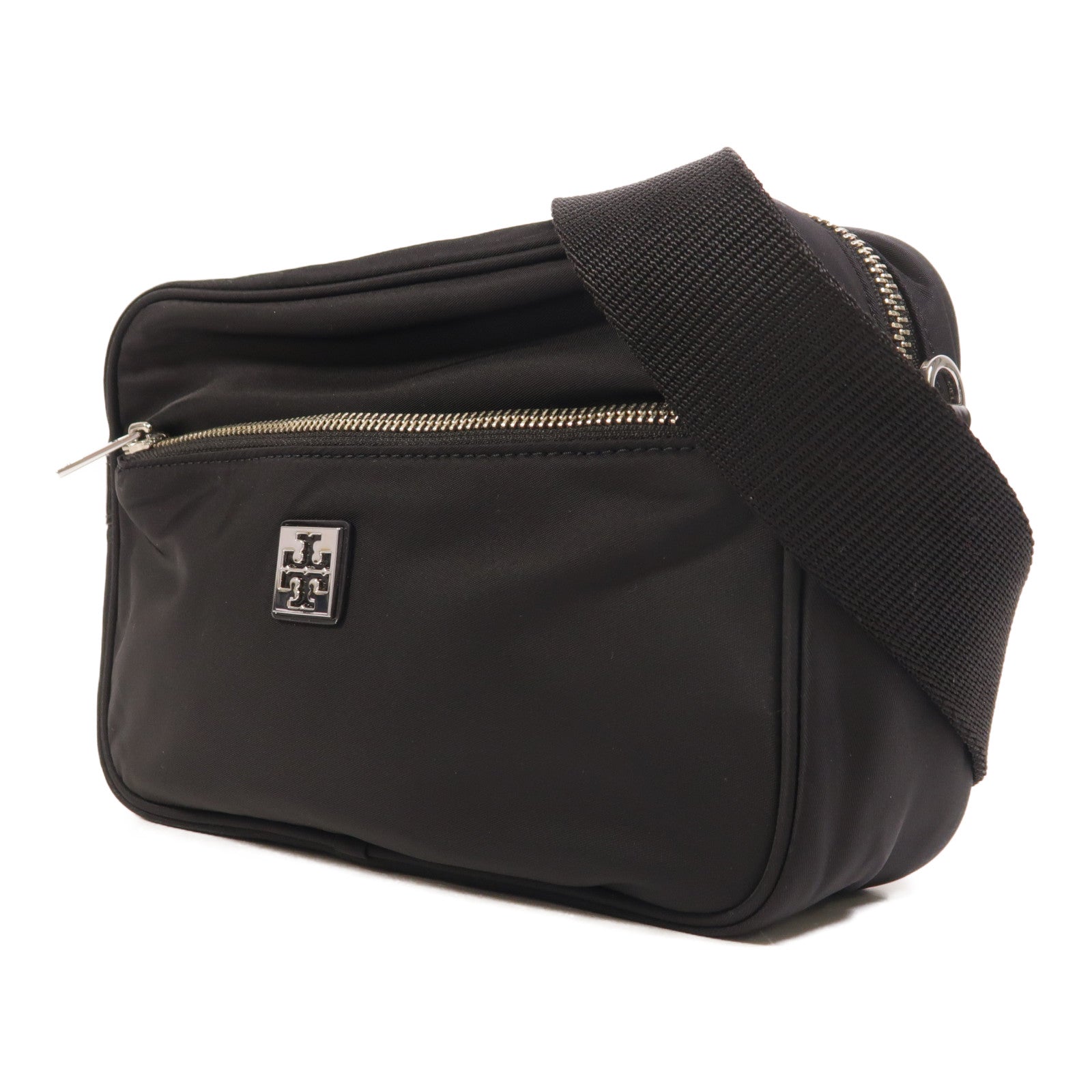 Tory Burch 尼龍Shoulder Bag銀扣肩背袋