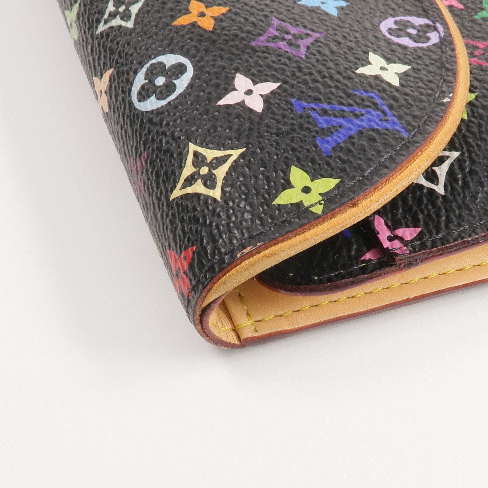 LOUIS VUITTON Monogram Multicolore Portefeuille Eugenie Wallet金扣長錢包