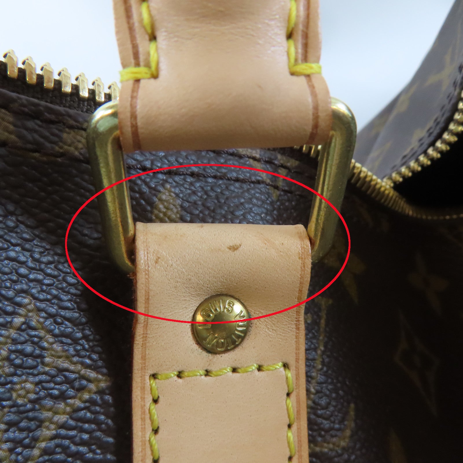 LOUIS VUITTON Monogram Keepall 55 Bamdoulie金扣手挽肩背兩用袋啡色