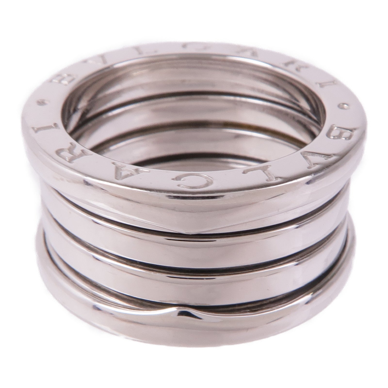 BVLGARI 18K白金B-zero1pm Ring戒指BLV#52/US#5.75