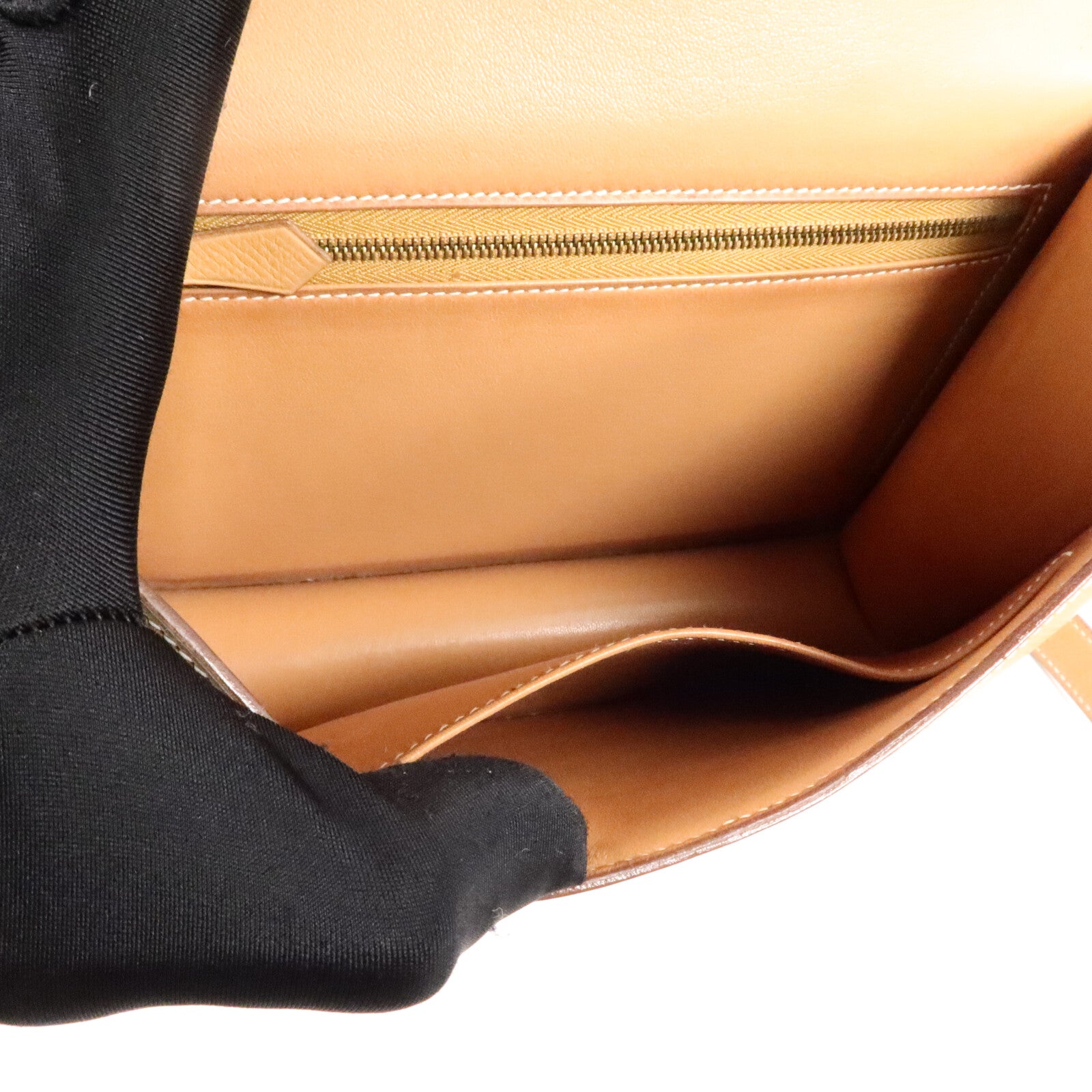 HERMES Epsom皮革Constance 24肩背袋Naturel