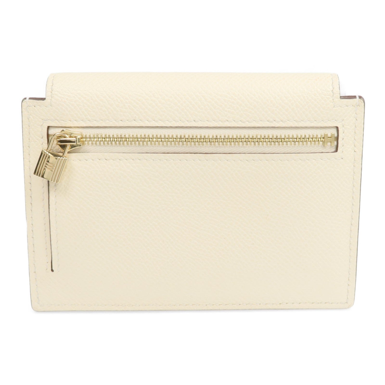 HERMES Epsom皮革Kelly Pocket金扣零錢包Nata
