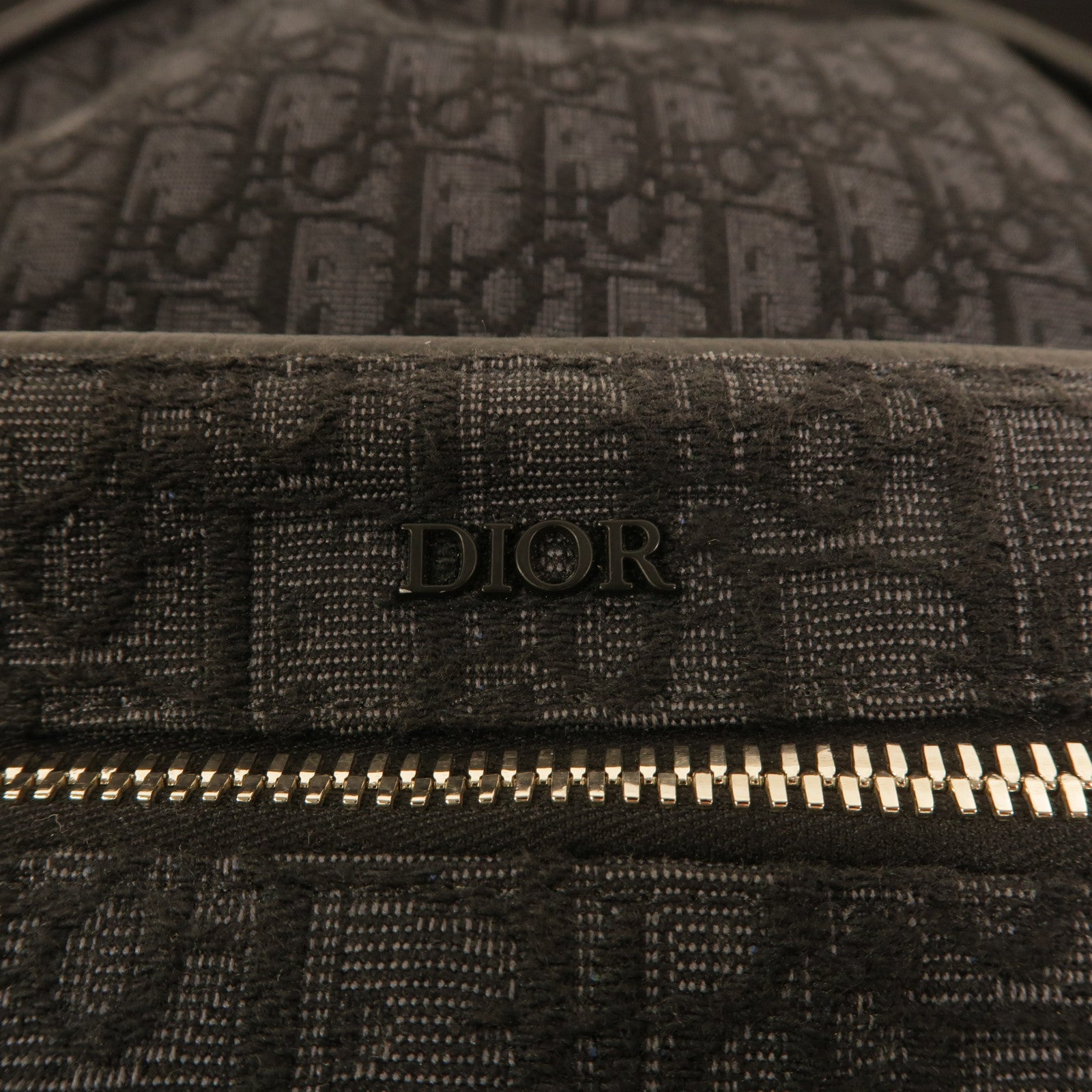 Dior 帆布/牛皮皮革Rider Backpack背包