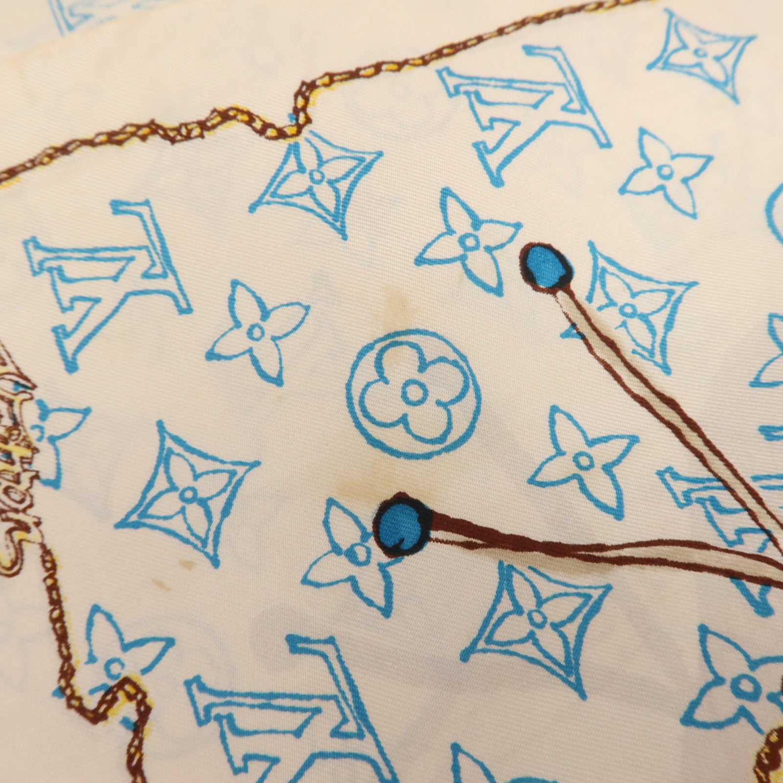 LOUIS VUITTON 絲質Scarf 90x90cm絲巾