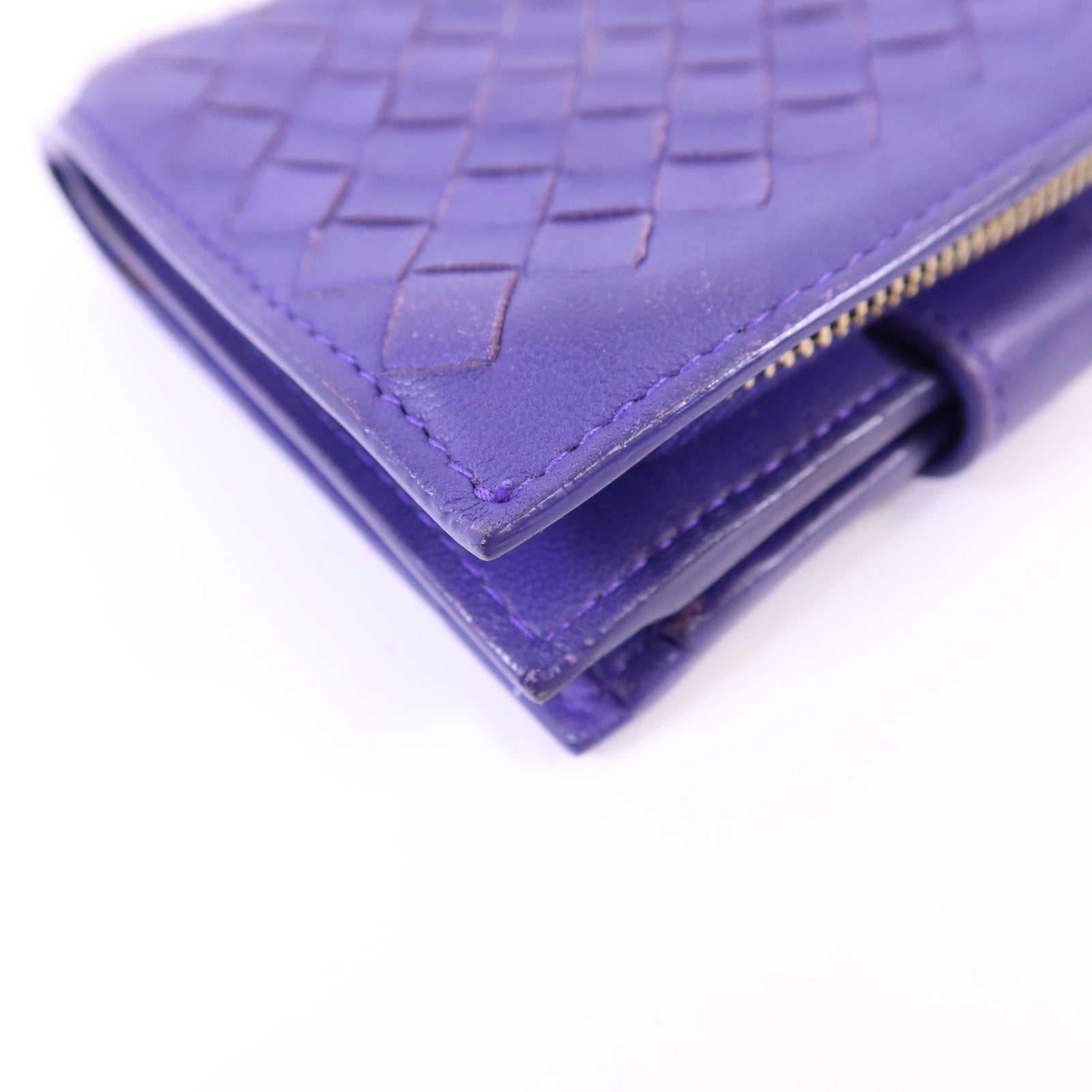 BOTTEGA VENETA 羊皮皮革W Snap Wallet金扣錢包