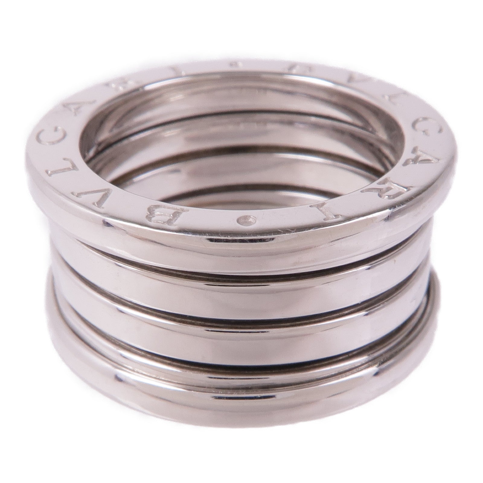 BVLGARI 18K白金B-zero1pm Ring戒指BLV#52/US#5.75