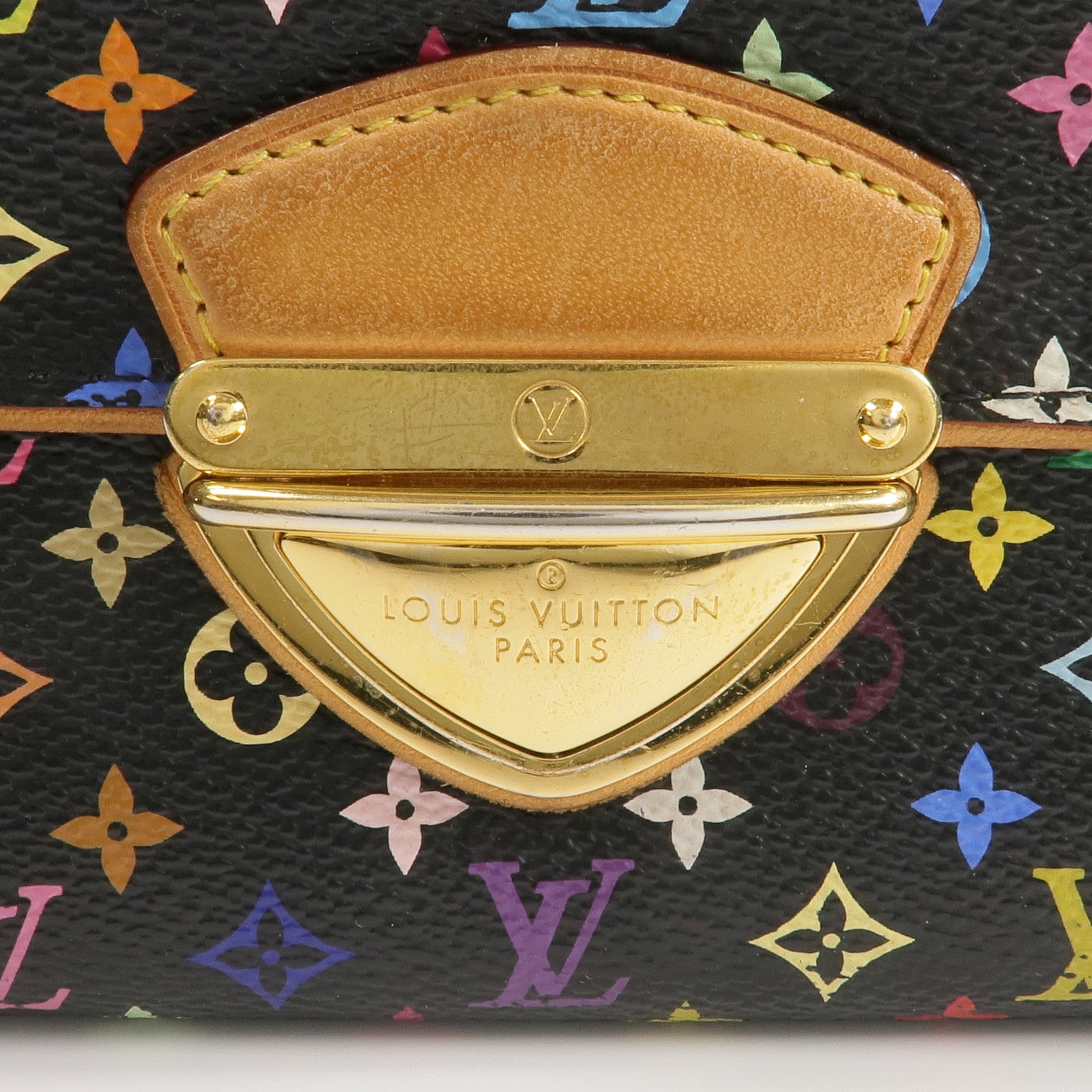 LOUIS VUITTON Monogram Multicolore Portefeuille Eugenie Wallet金扣長錢包