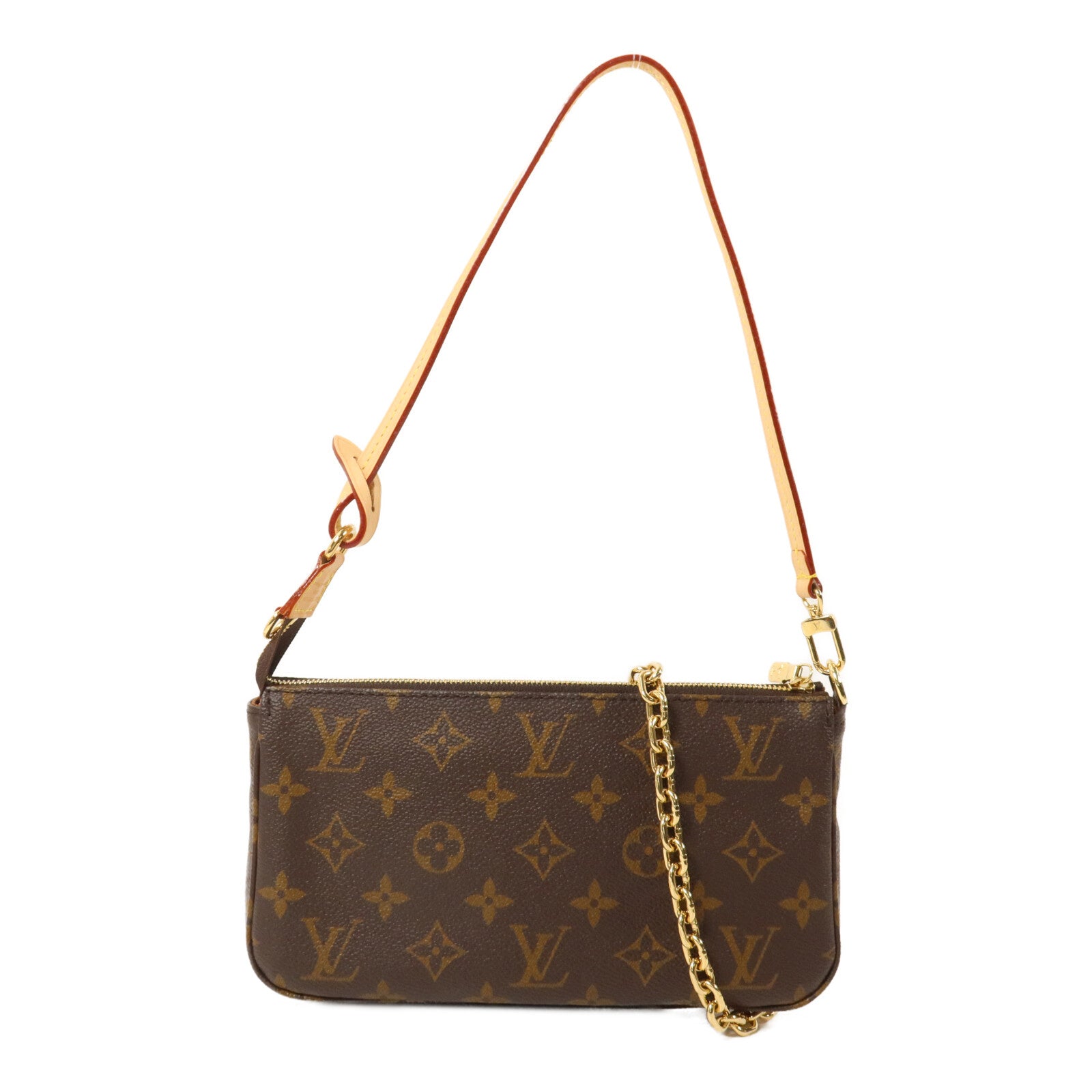 LOUIS VUITTON Monogram Pochette Accessoires鏈帶肩背袋