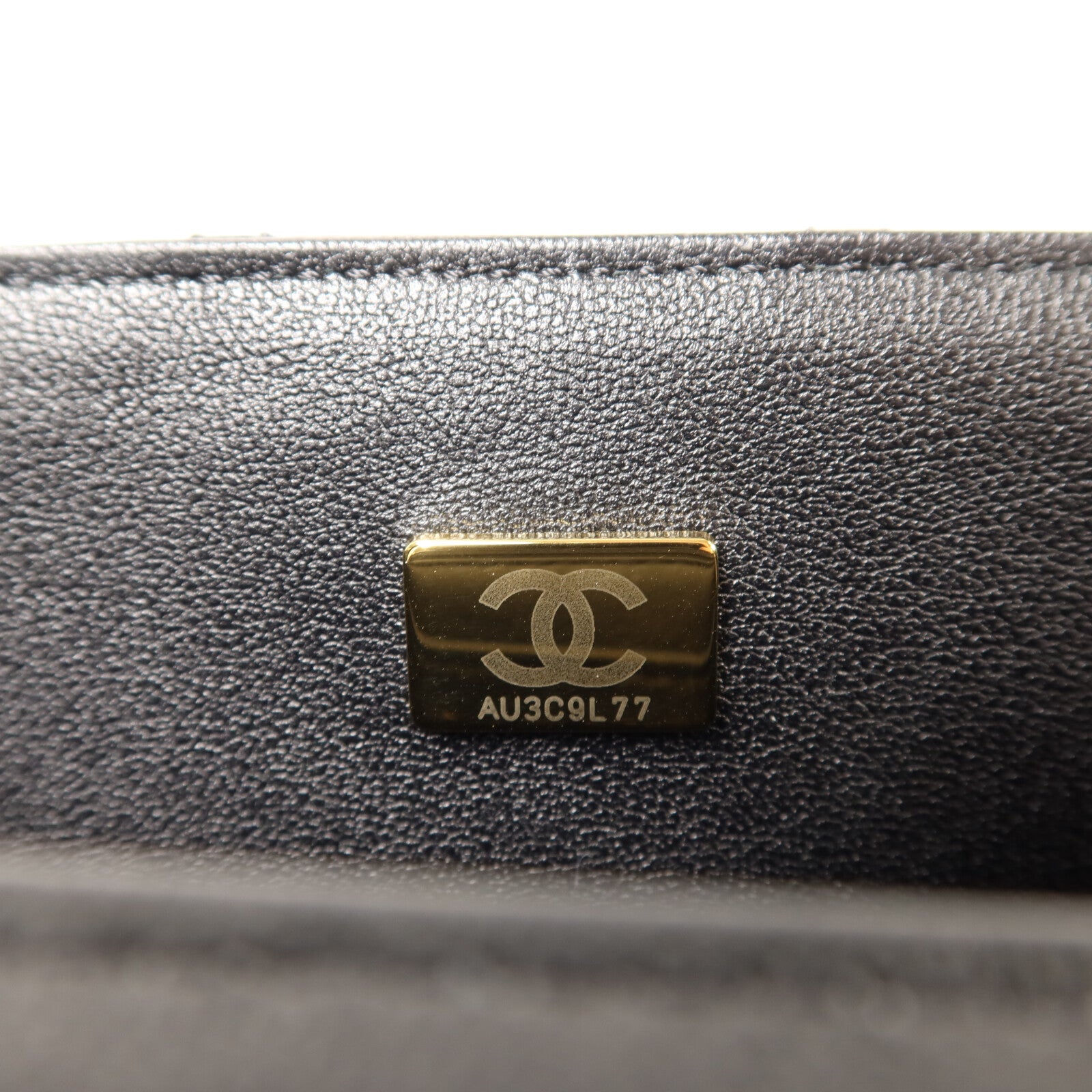 CHANEL 羊皮皮革Mini Flap金扣鏈帶肩背袋