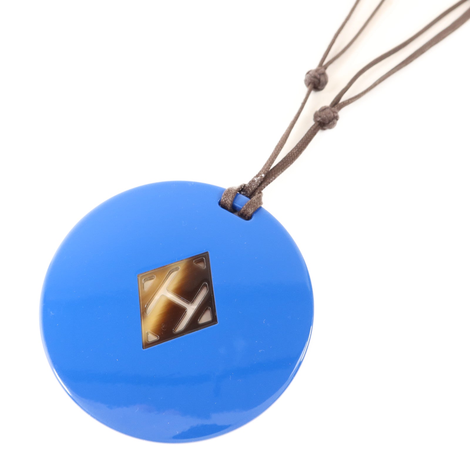 HERMES 【激減優惠】水牛角H Logo Necklace項鍊