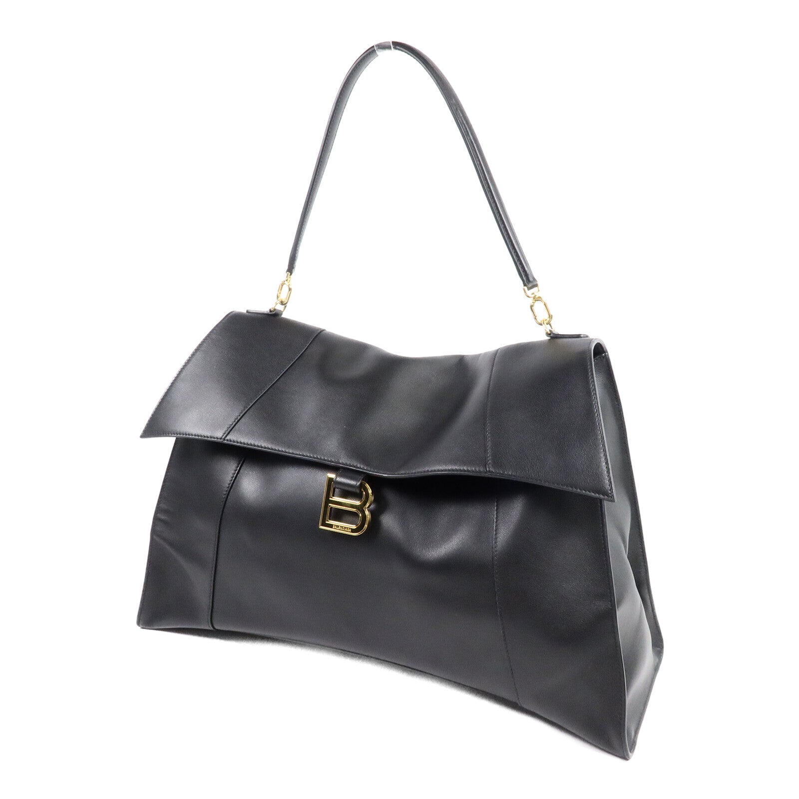 BALENCIAGA 牛皮皮革Hourglass Soft Large手挽肩背兩用袋