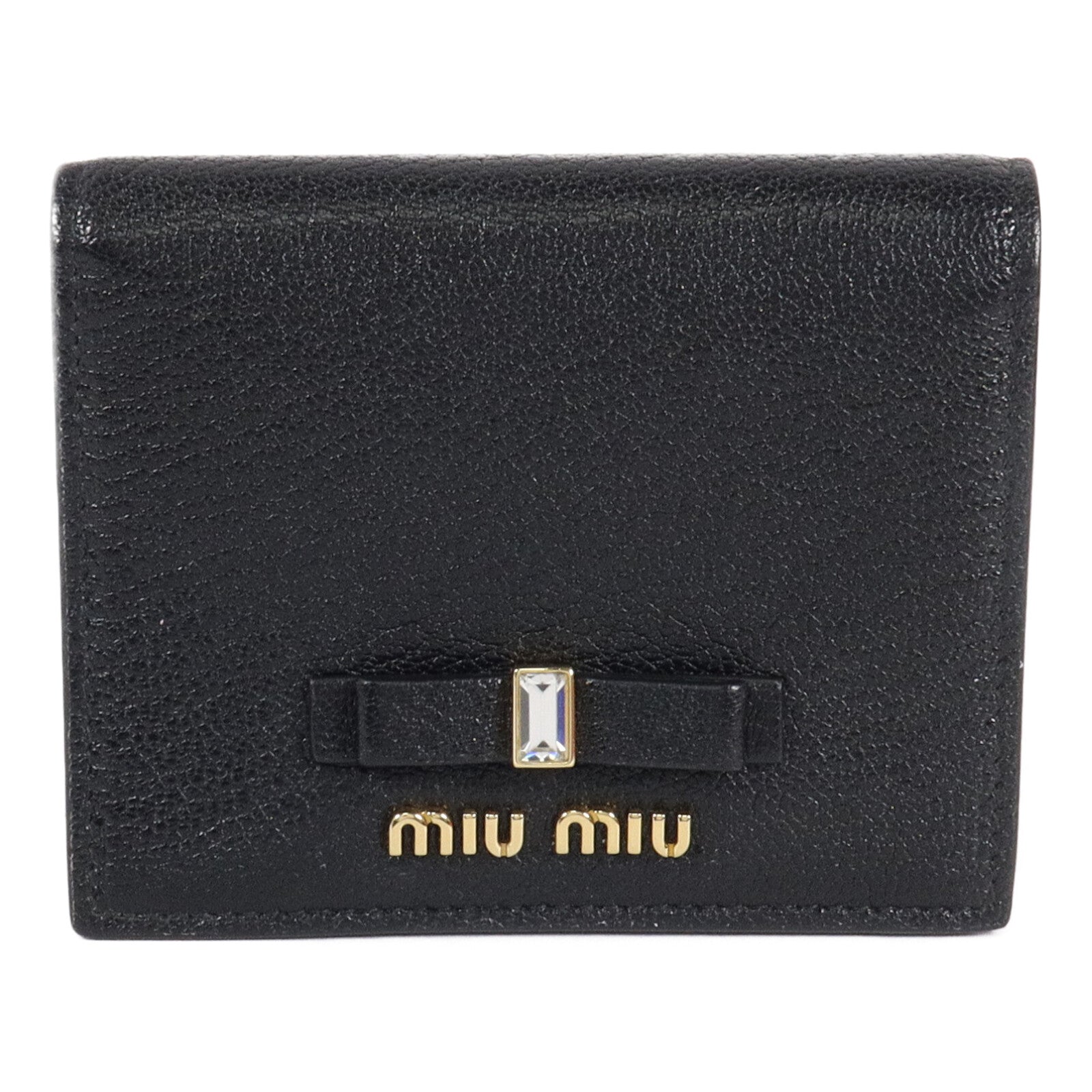 Miu Miu 牛皮皮革Madras Wallet錢包