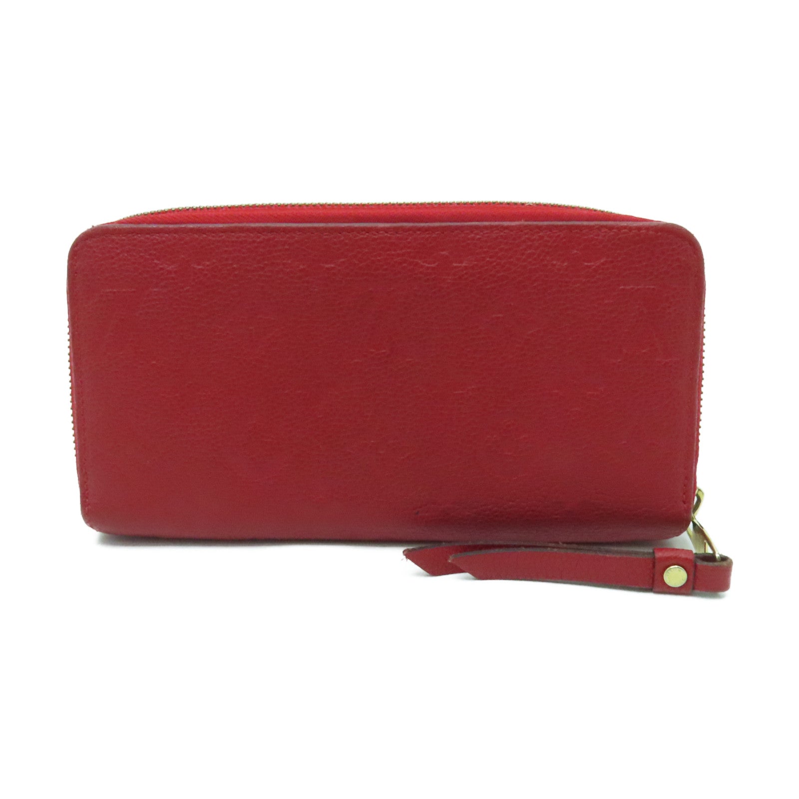 LOUIS VUITTON 【激減優惠】Monogram Empreinte Zippy Long Wallet金扣長錢包紅色