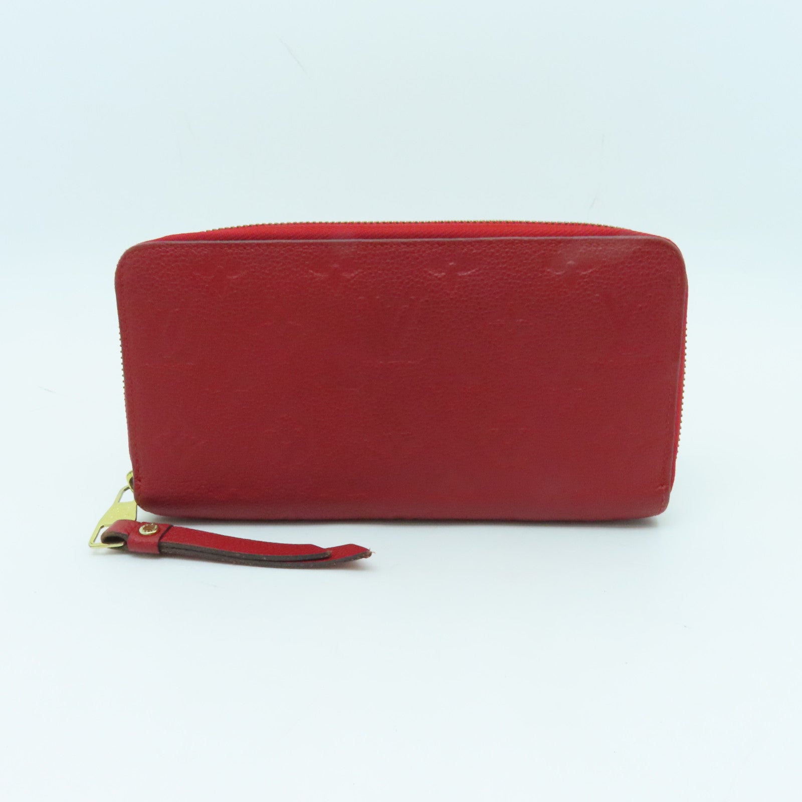LOUIS VUITTON 【激減優惠】Monogram Empreinte Zippy Long Wallet金扣長錢包紅色