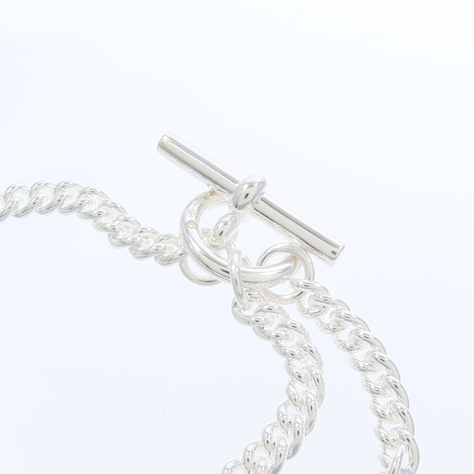 HERMES 925純銀Point Sellier Bracelet手鏈