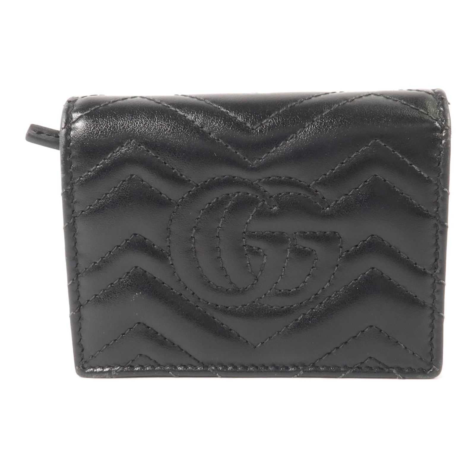 GUCCI 牛皮皮革GG Marmont Card Case Wallet錢包