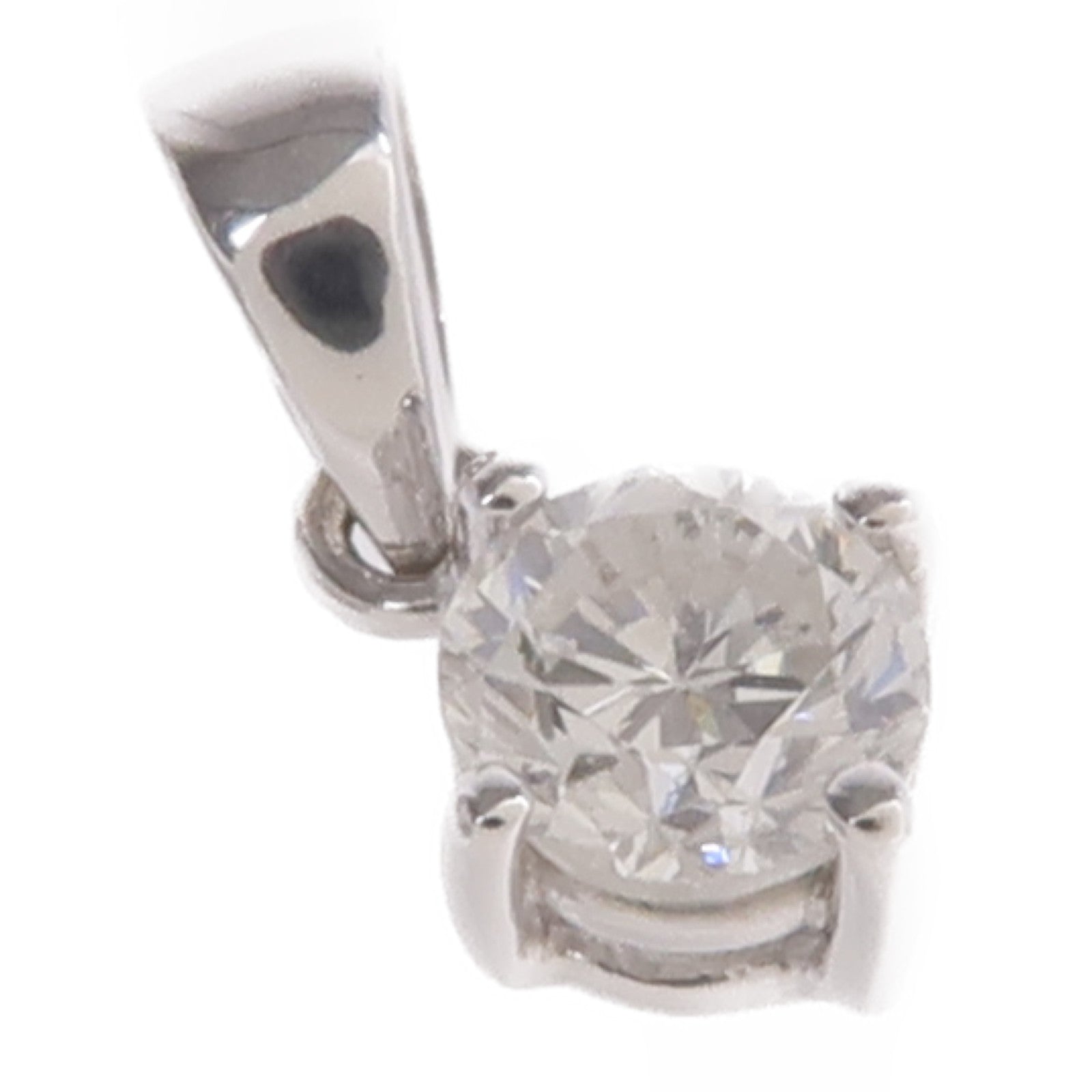 JEWELRY 18K白金Diamond Pendant Top鑽石吊墜