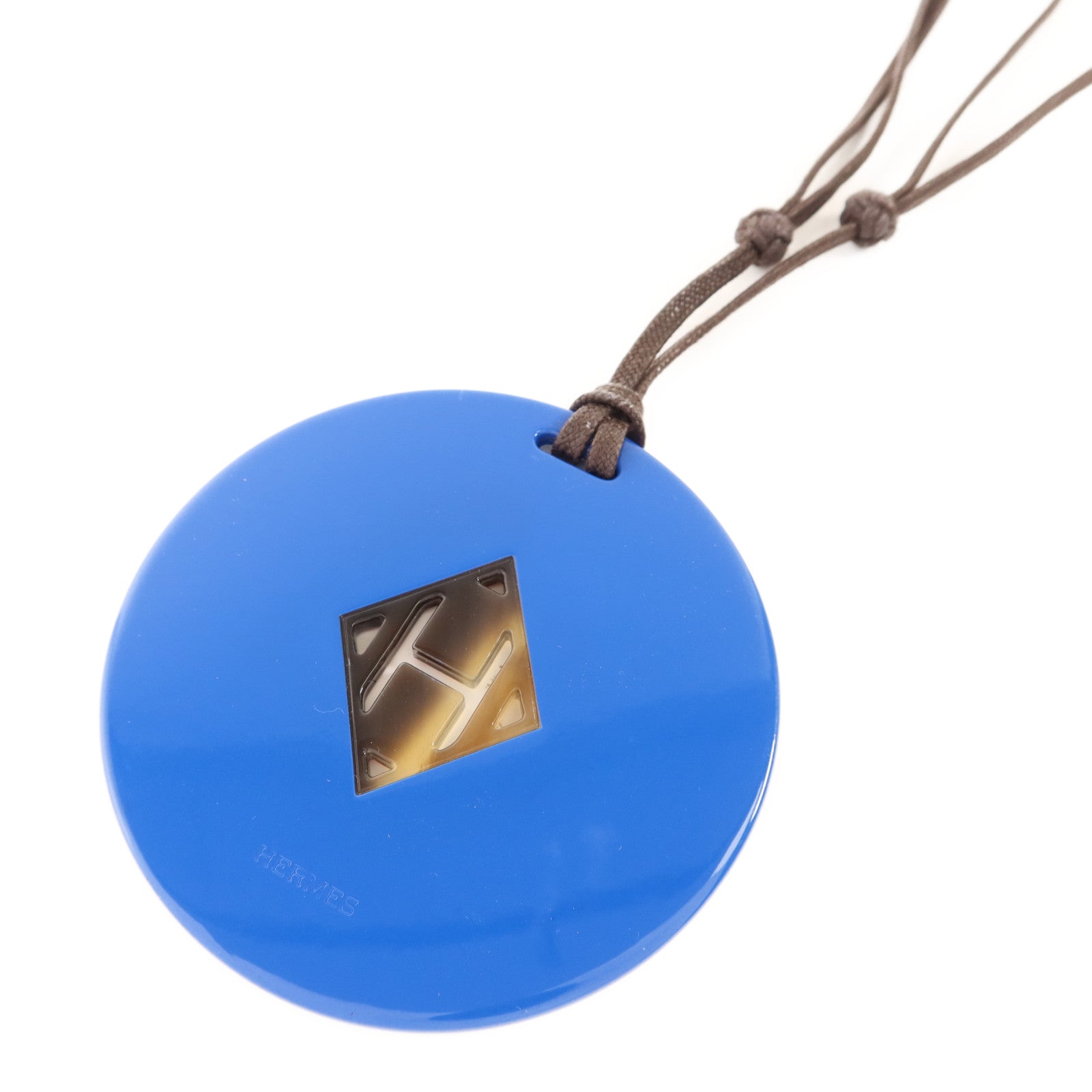 HERMES 【激減優惠】水牛角H Logo Necklace項鍊