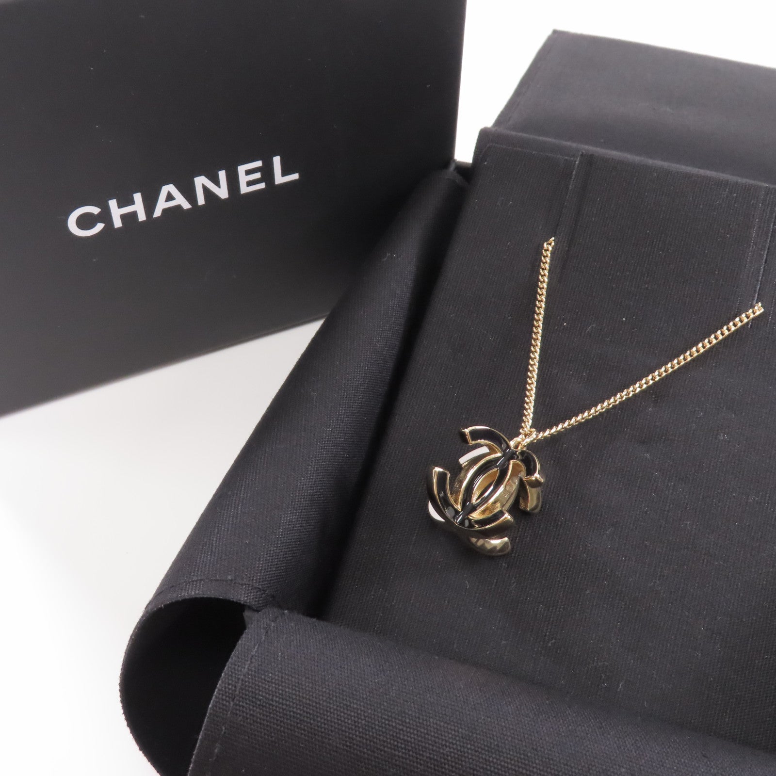 CHANEL 金屬Necklace項鍊金色