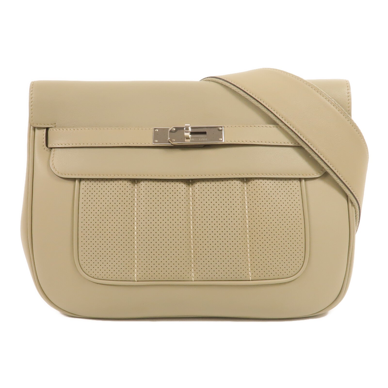 HERMES Swift皮革Berline 28肩背袋Sauge
