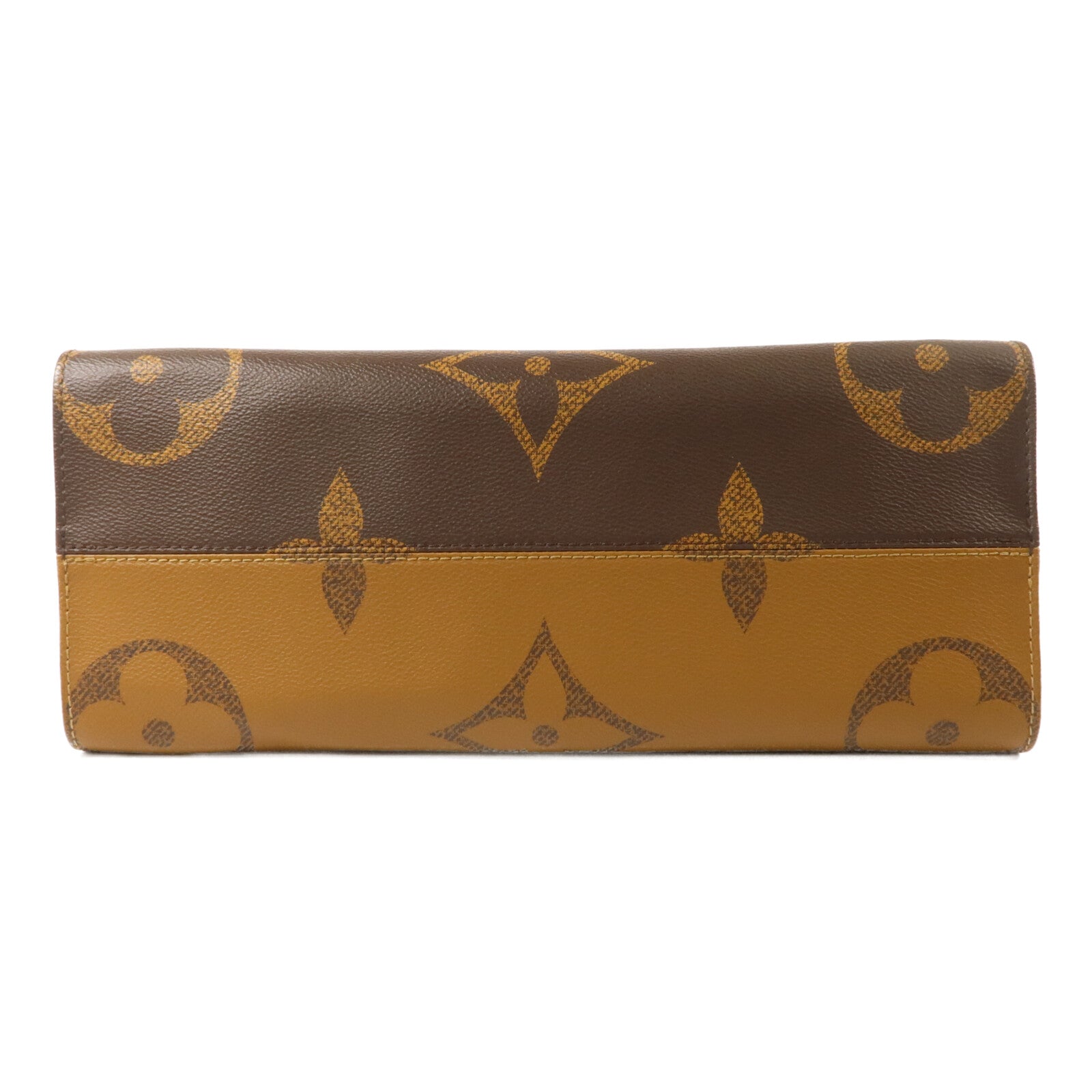 LOUIS VUITTON Monogram Giant On The Go MM金扣手挽肩背兩用袋