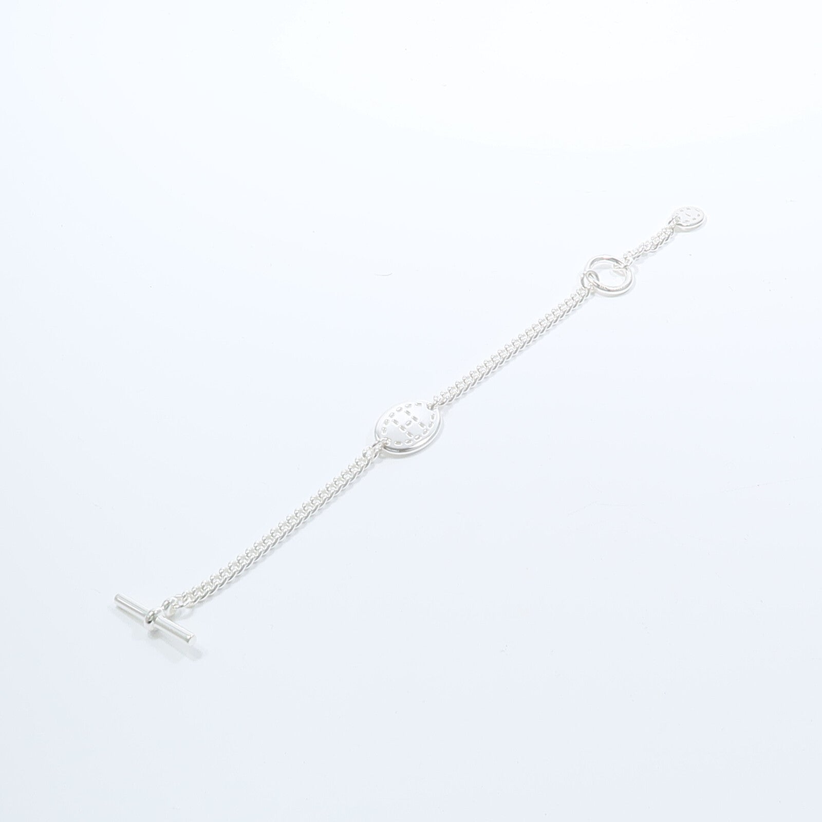 HERMES 925純銀Point Sellier Bracelet手鏈