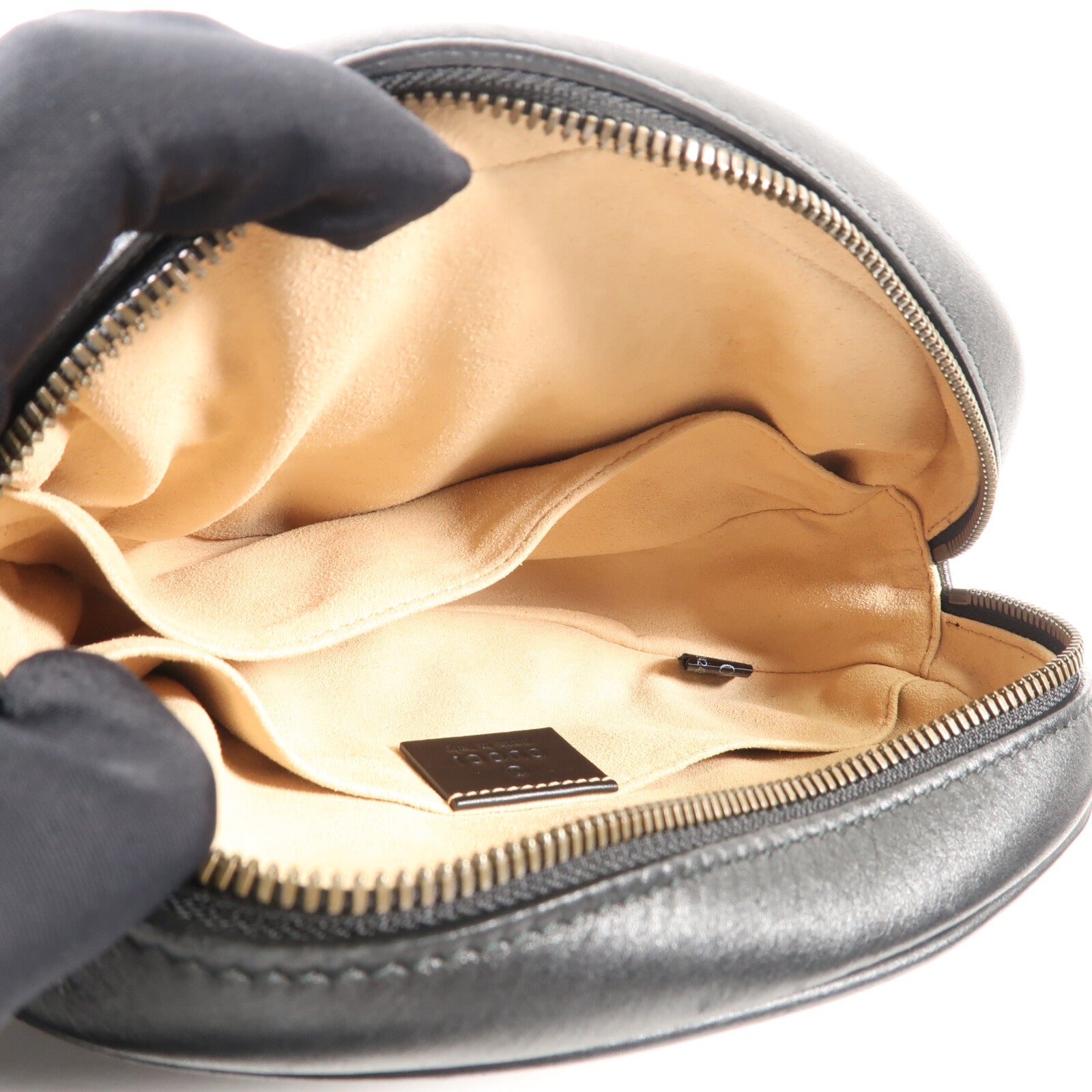 GUCCI 牛皮皮革Waist Bag金扣腰包