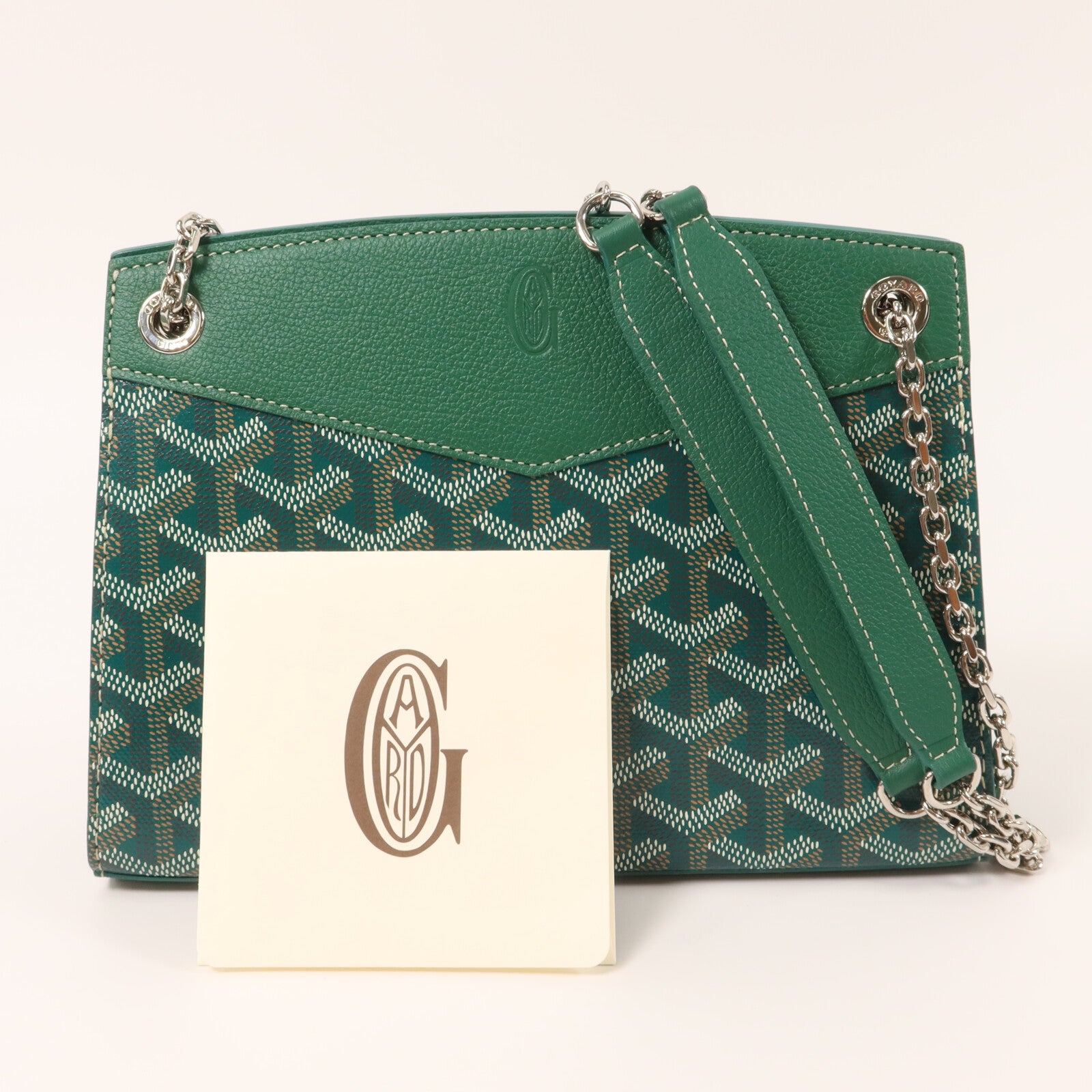 GOYARD 塗層帆布Rouette Structure Mini肩背袋