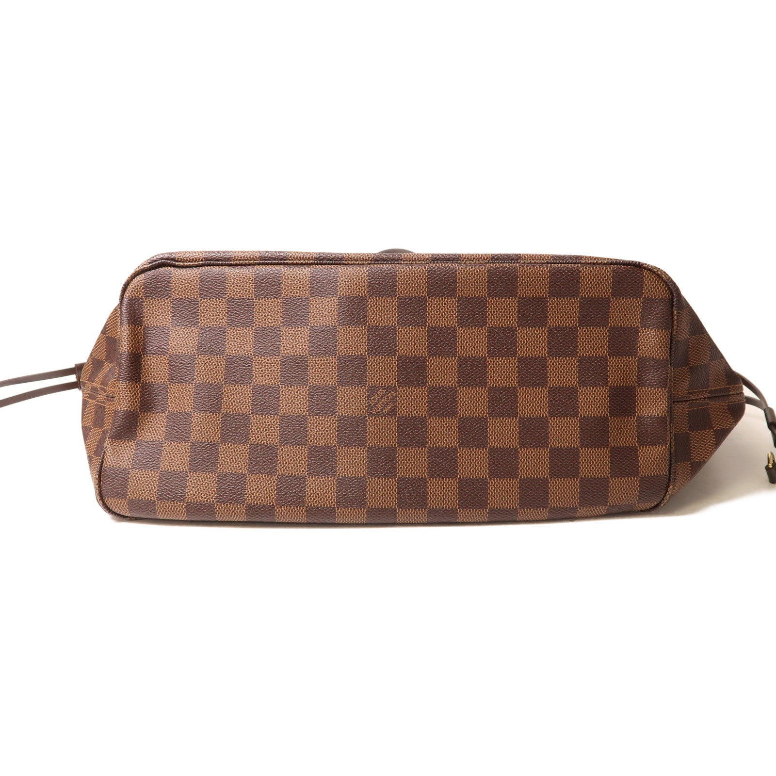 LOUIS VUITTON Damier Neverfull MM金扣手挽袋/肩背袋
