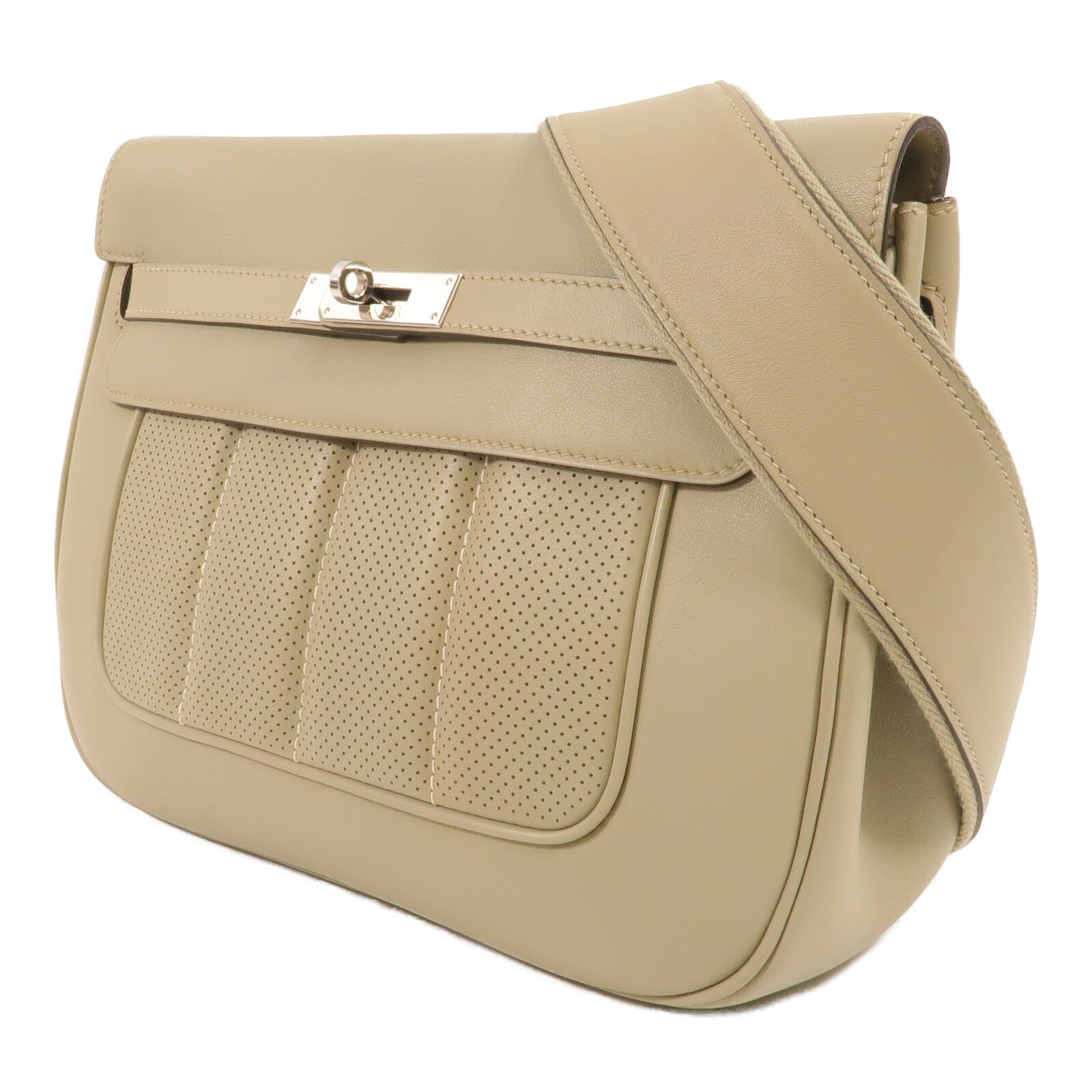 HERMES Swift皮革Berline 28肩背袋Sauge