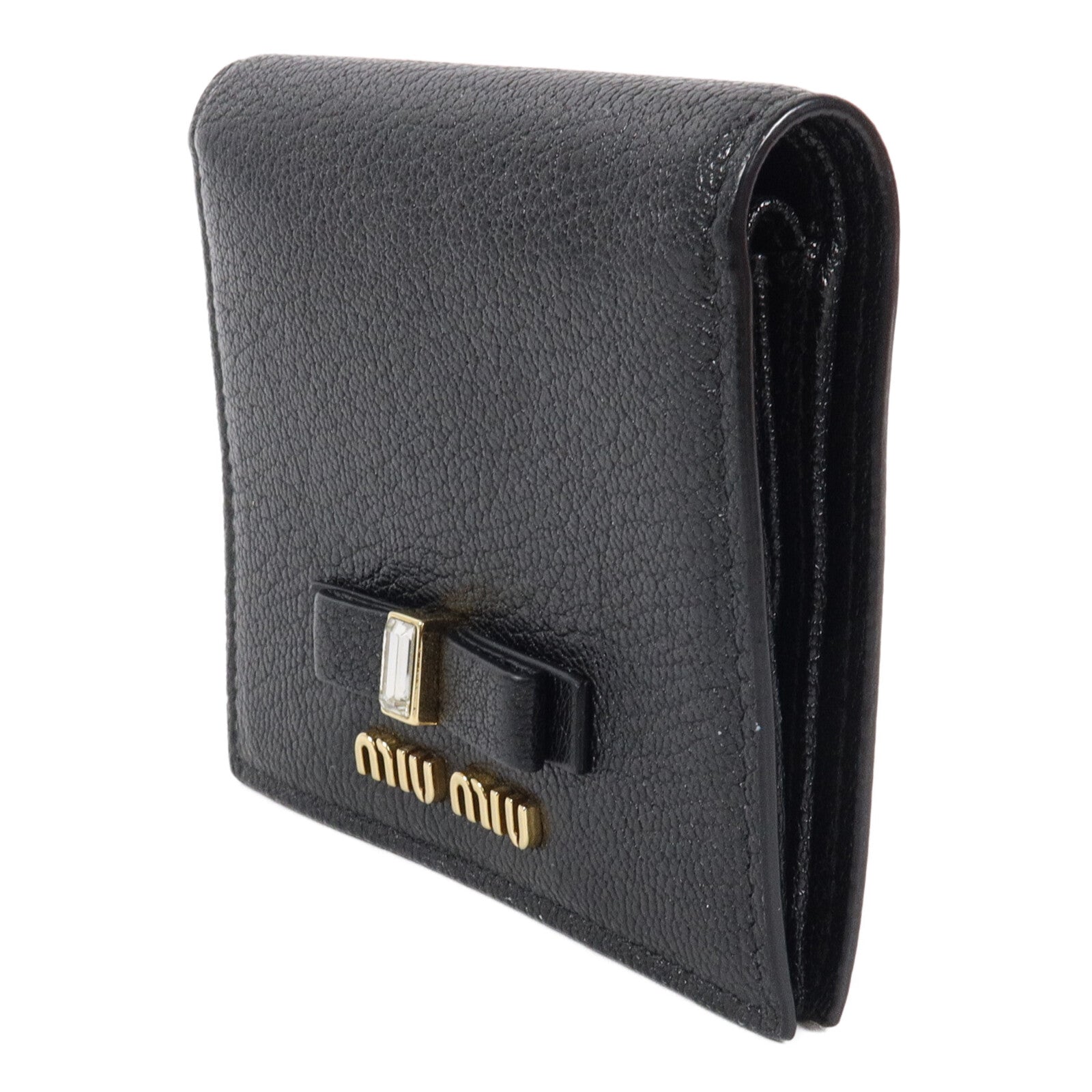 Miu Miu 牛皮皮革Madras Wallet錢包