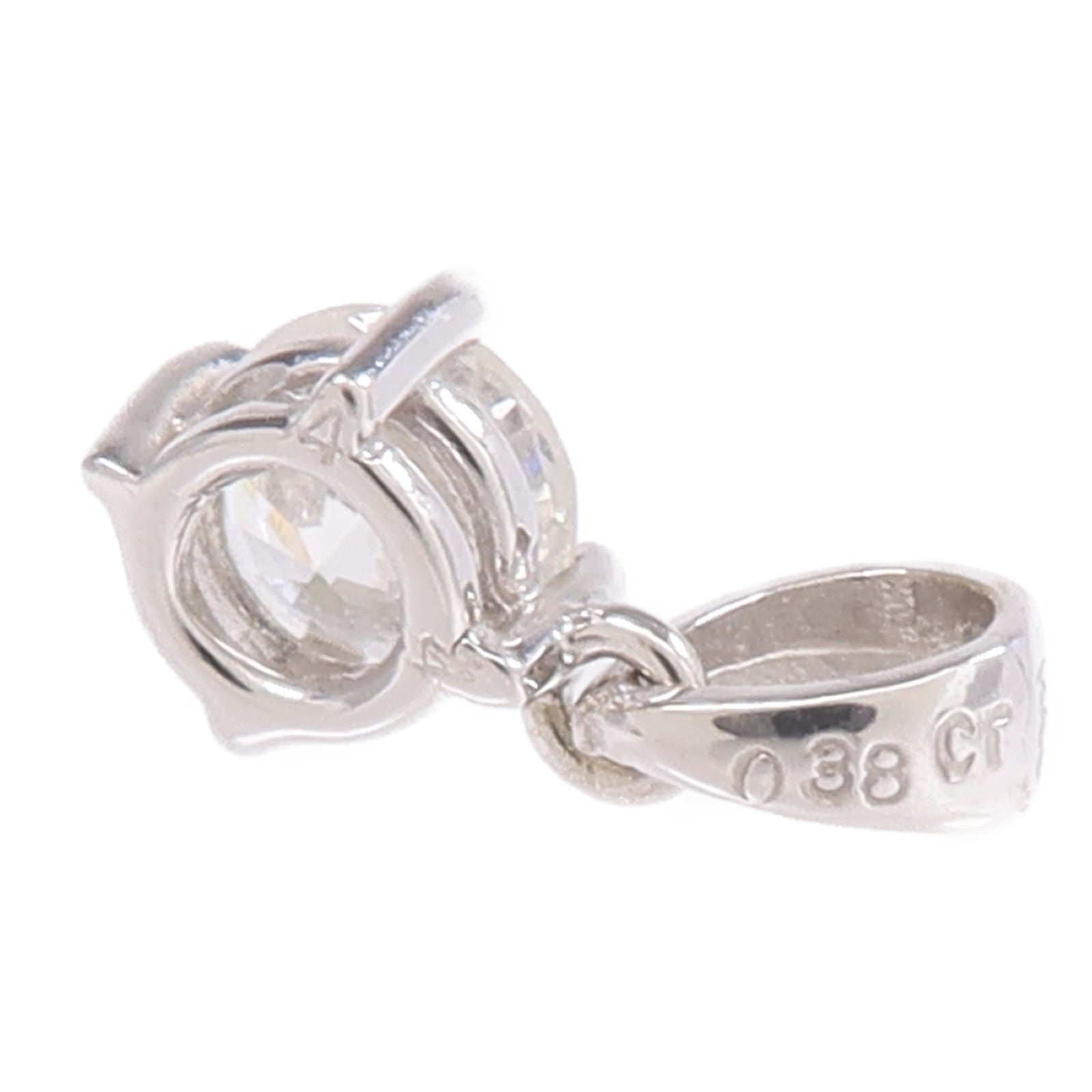 JEWELRY 18K白金Diamond Pendant Top鑽石吊墜