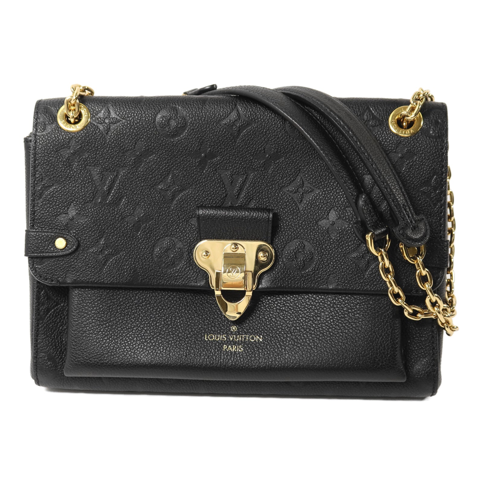 LOUIS VUITTON Monogram Empreinte Vavin PM鏈帶肩背袋