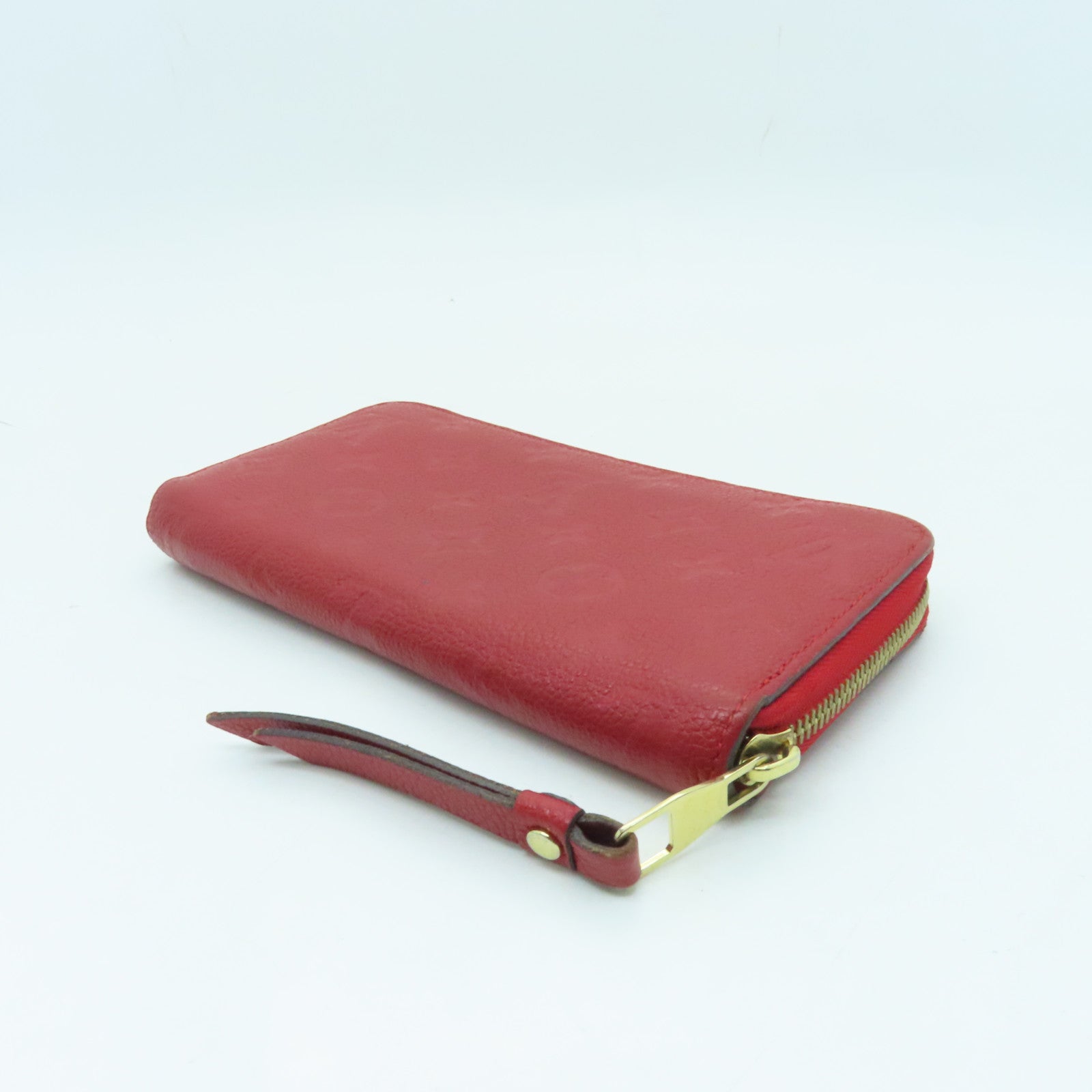 LOUIS VUITTON 【激減優惠】Monogram Empreinte Zippy Long Wallet金扣長錢包紅色