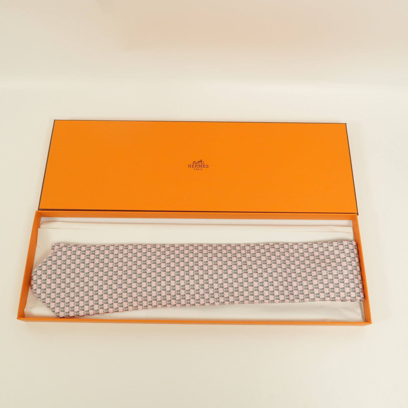 HERMES 絲質Necktie領帶