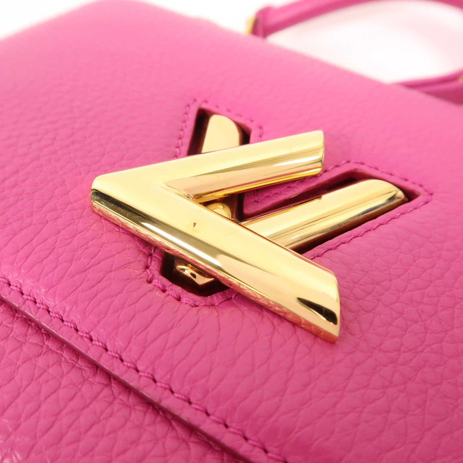 LOUIS VUITTON 皮革Twist One Handle金扣手挽肩背兩用袋