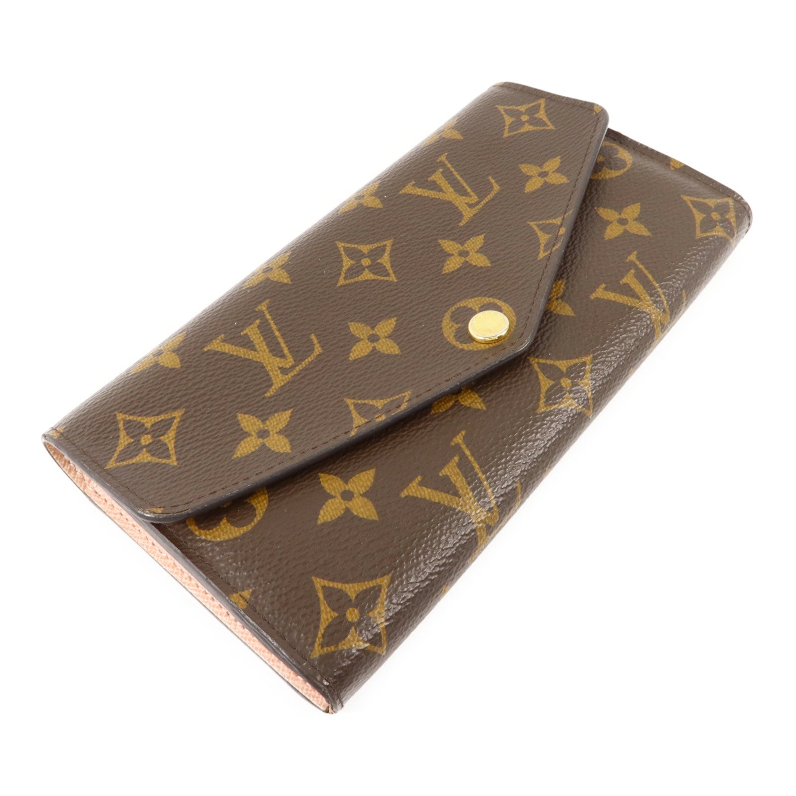 LOUIS VUITTON Monogram Portefeuille Sarah金扣長錢包
