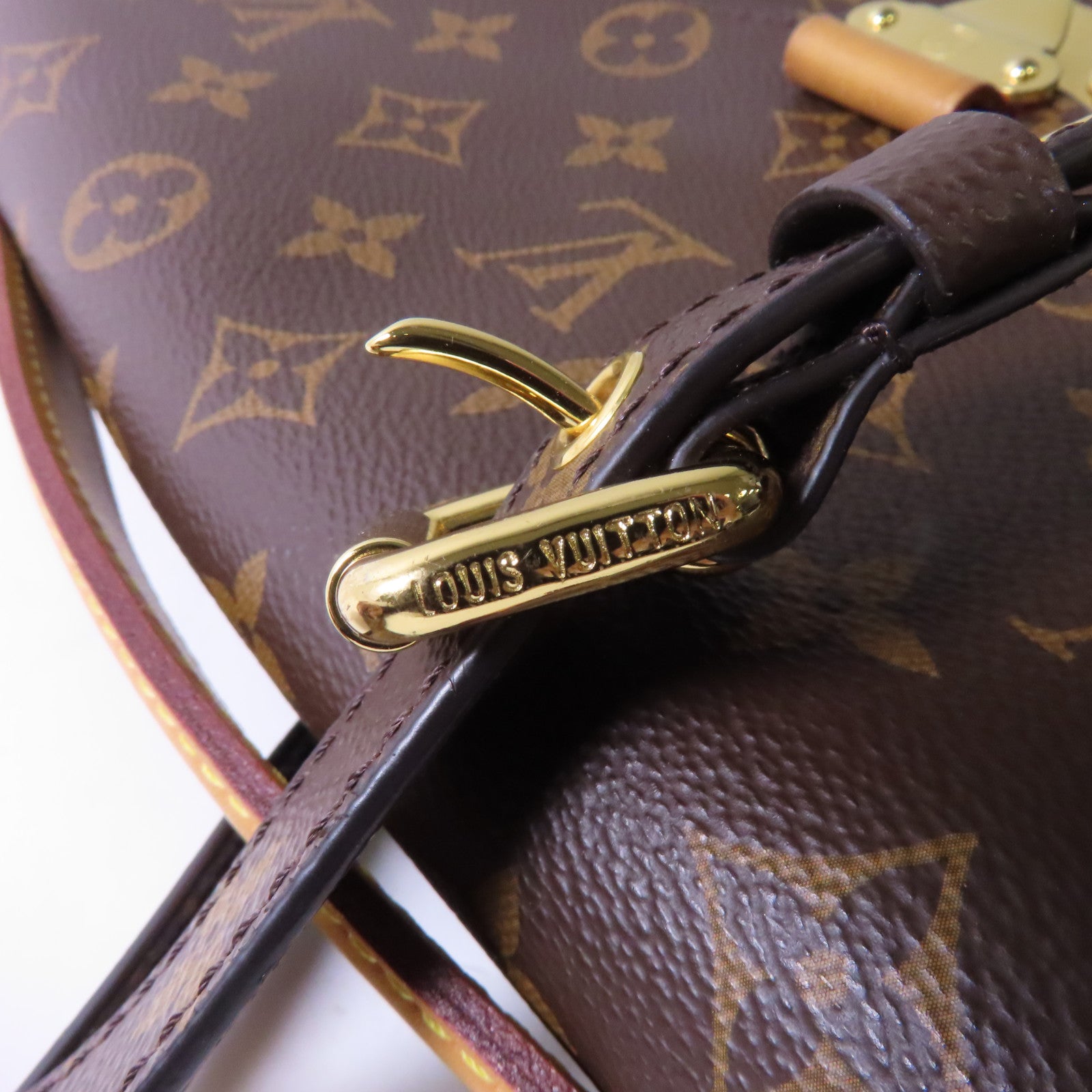 LOUIS VUITTON Monogram Pochette Metis金扣手挽肩背兩用袋啡色