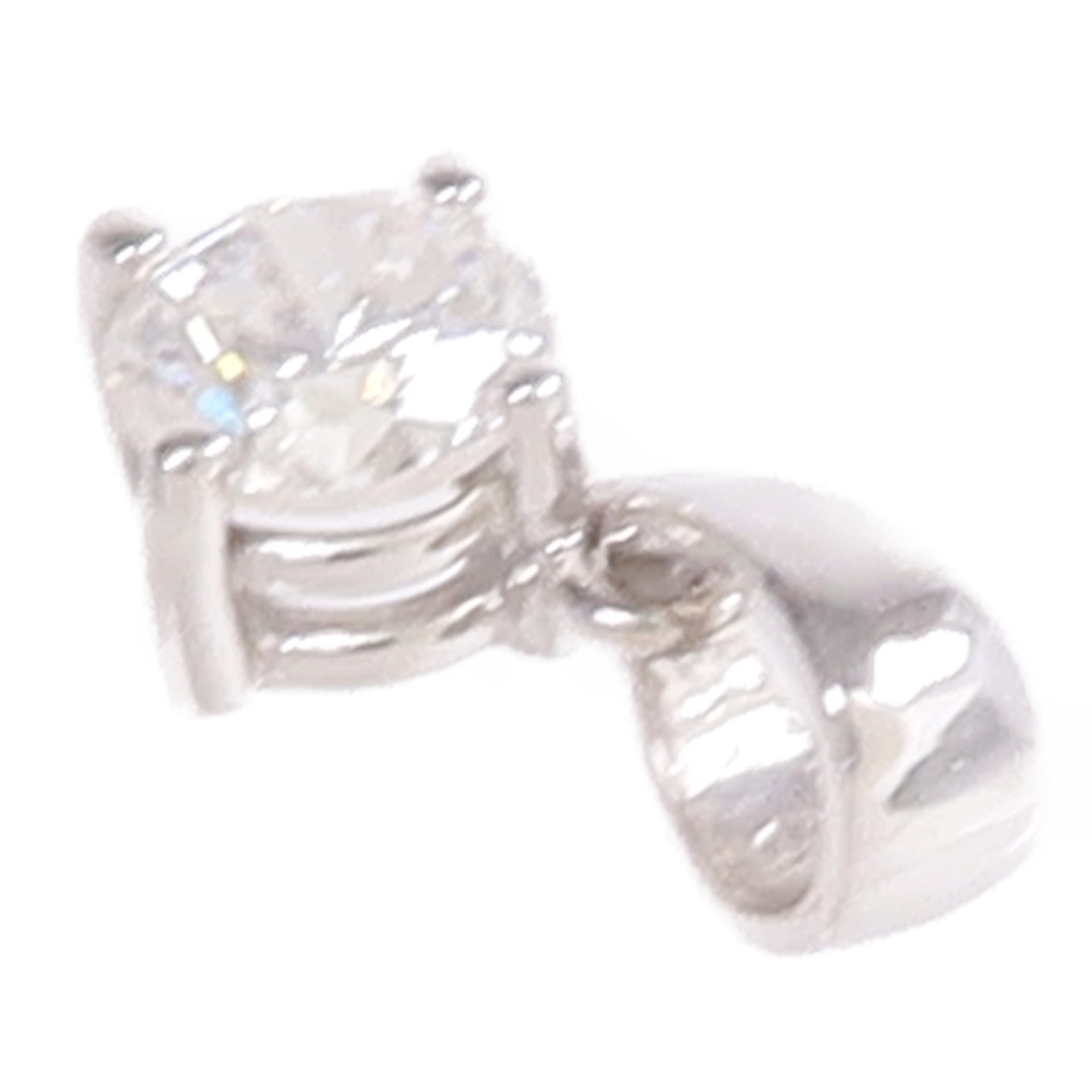 JEWELRY 18K白金Diamond Pendant Top鑽石吊墜