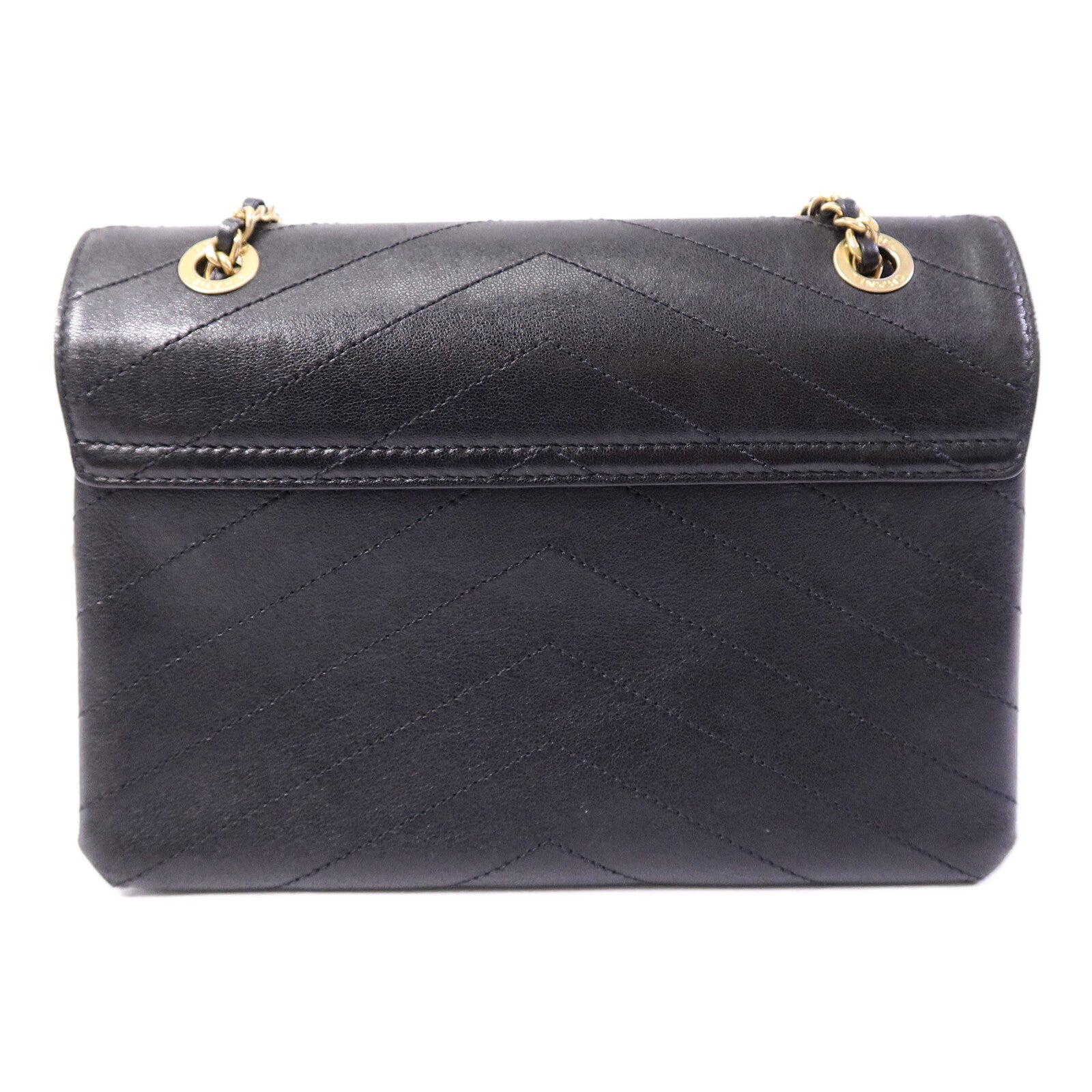 CHANEL 牛皮皮革Chain Shoulder Bag鏈帶肩背袋