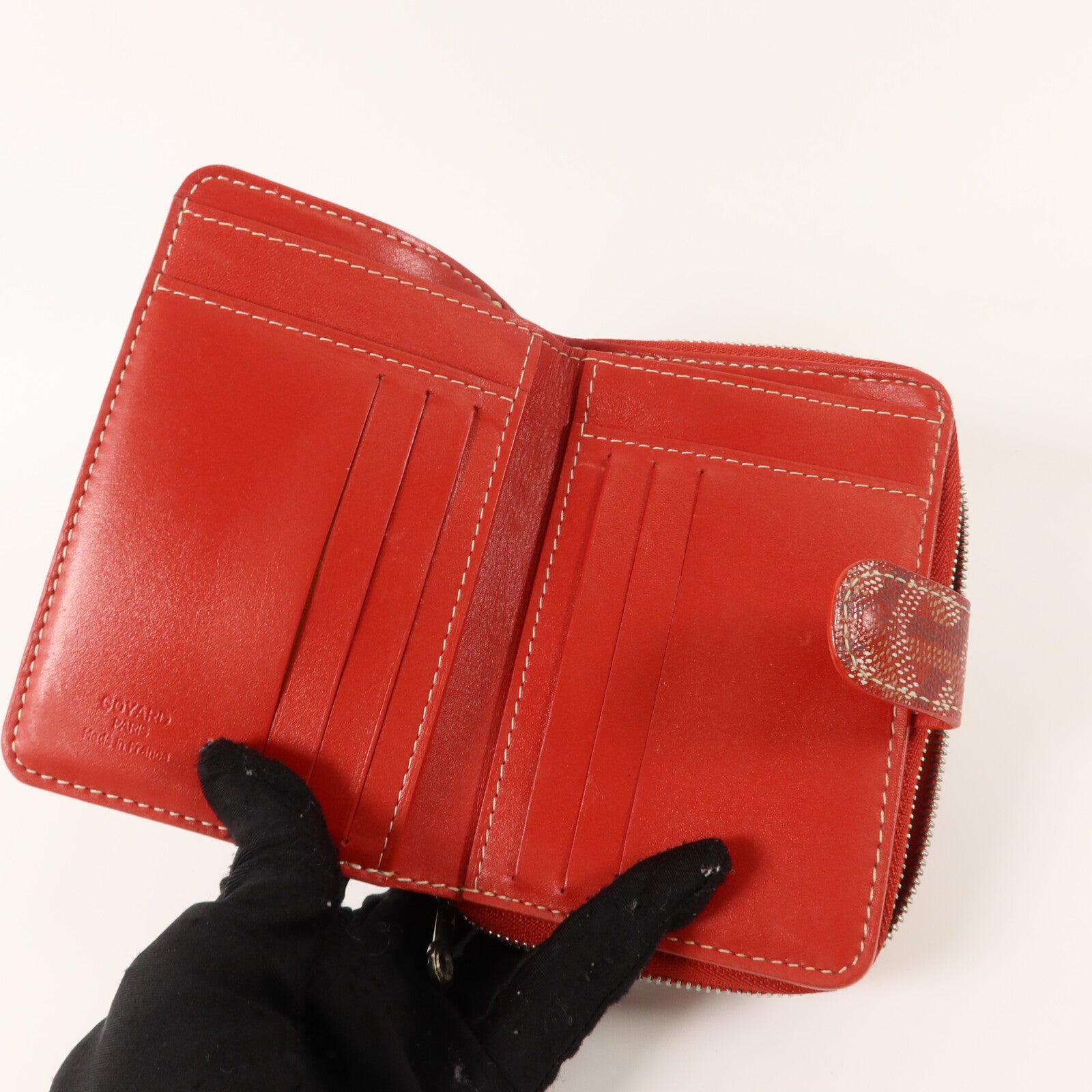 GOYARD 塗層帆布Zipper Wallet錢包