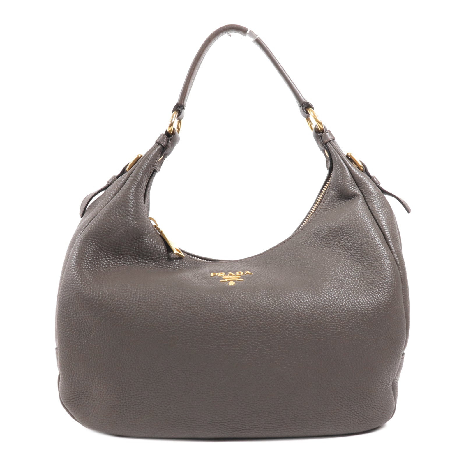 PRADA 牛皮皮革Shoulder Bag金扣肩背袋