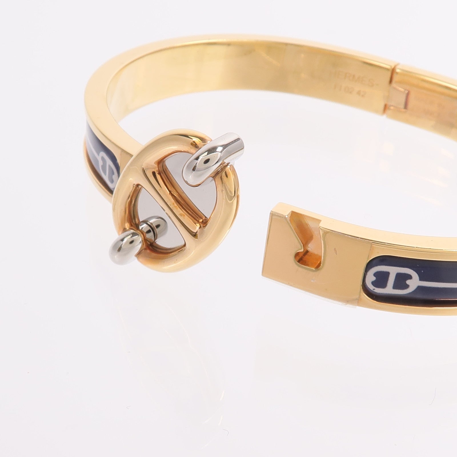 HERMES 金屬/琺瑯Mini Clic Chaine d'Ancre Bracelet手鐲