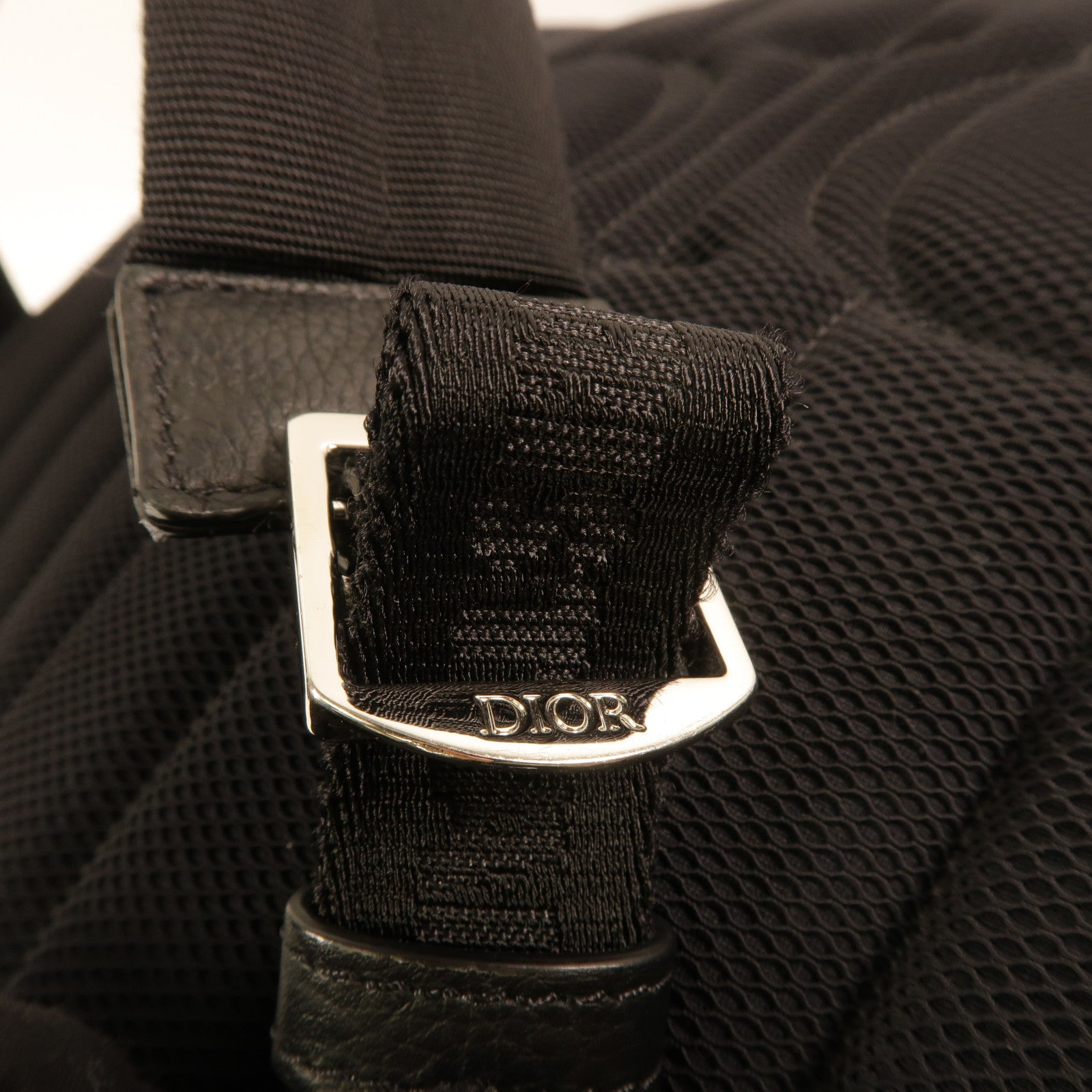 Dior 帆布/牛皮皮革Rider Backpack背包