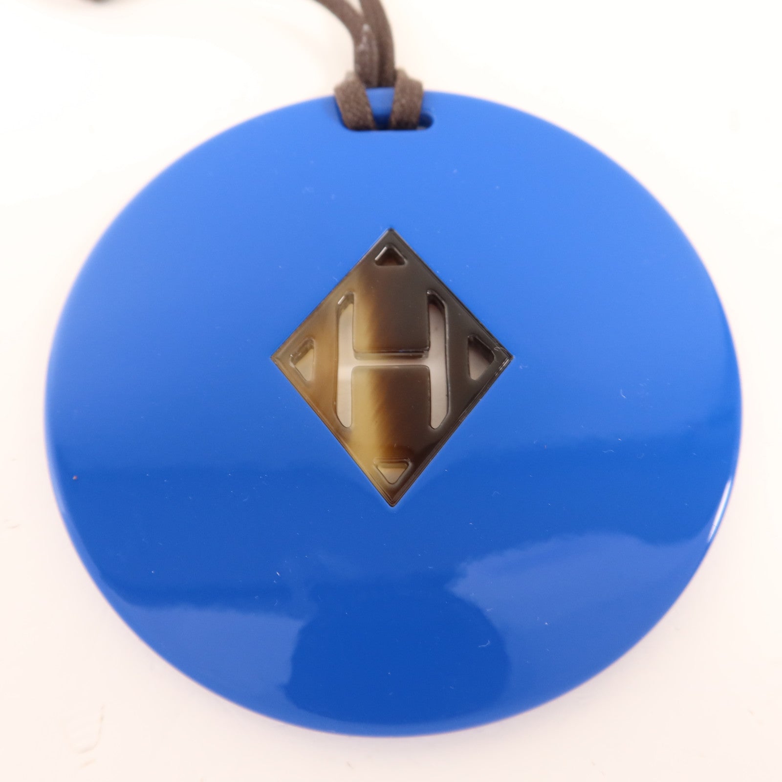 HERMES 【激減優惠】水牛角H Logo Necklace項鍊