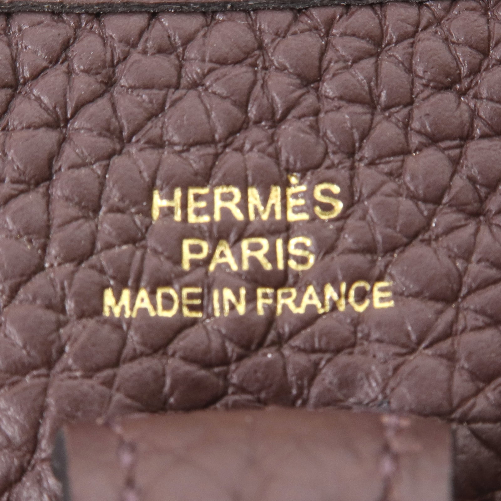 HERMES Clemence皮革Evelyne TPM金扣肩背袋