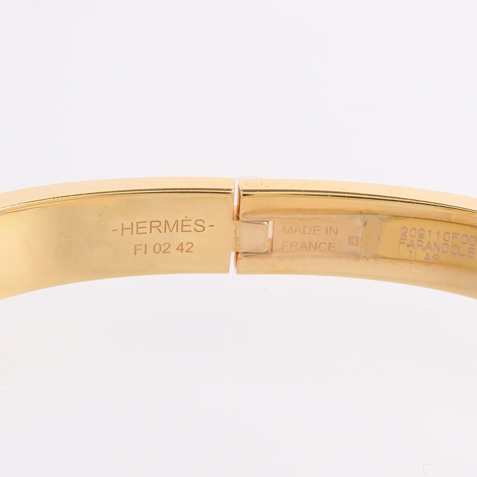 HERMES 金屬/琺瑯Mini Clic Chaine d'Ancre Bracelet手鐲