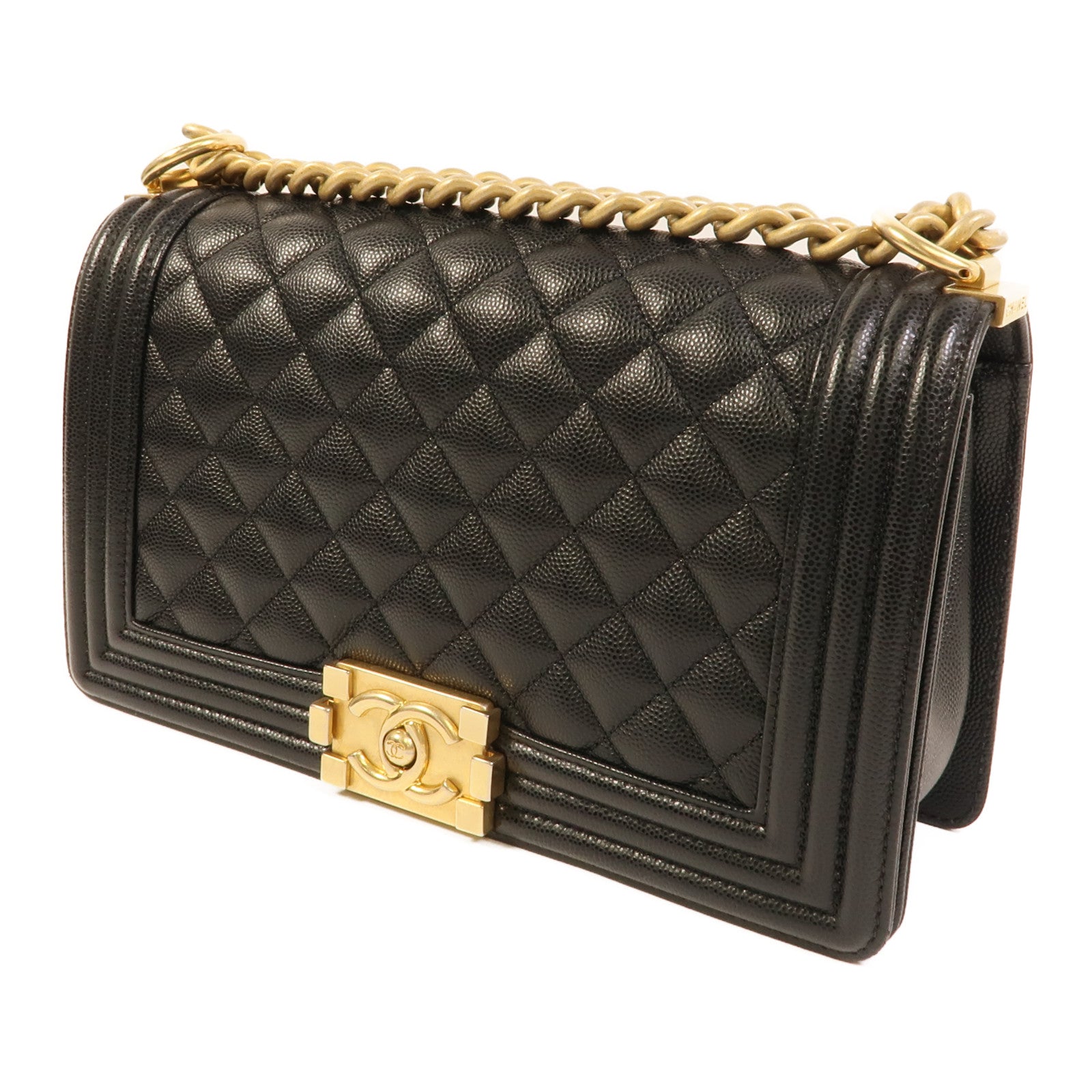 CHANEL 牛皮皮革Boy 25肩背袋