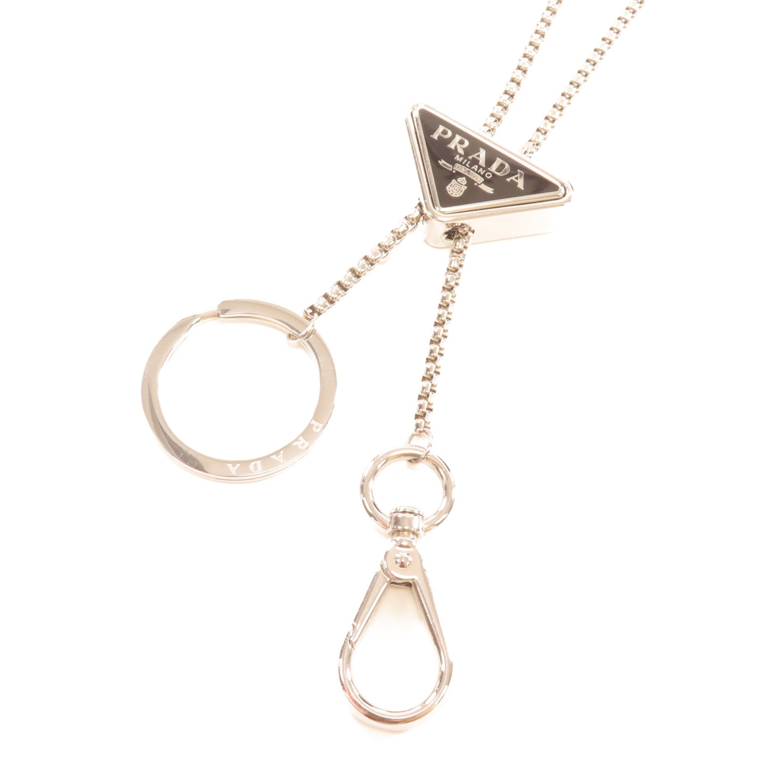 PRADA 金屬Necklace項鍊銀色