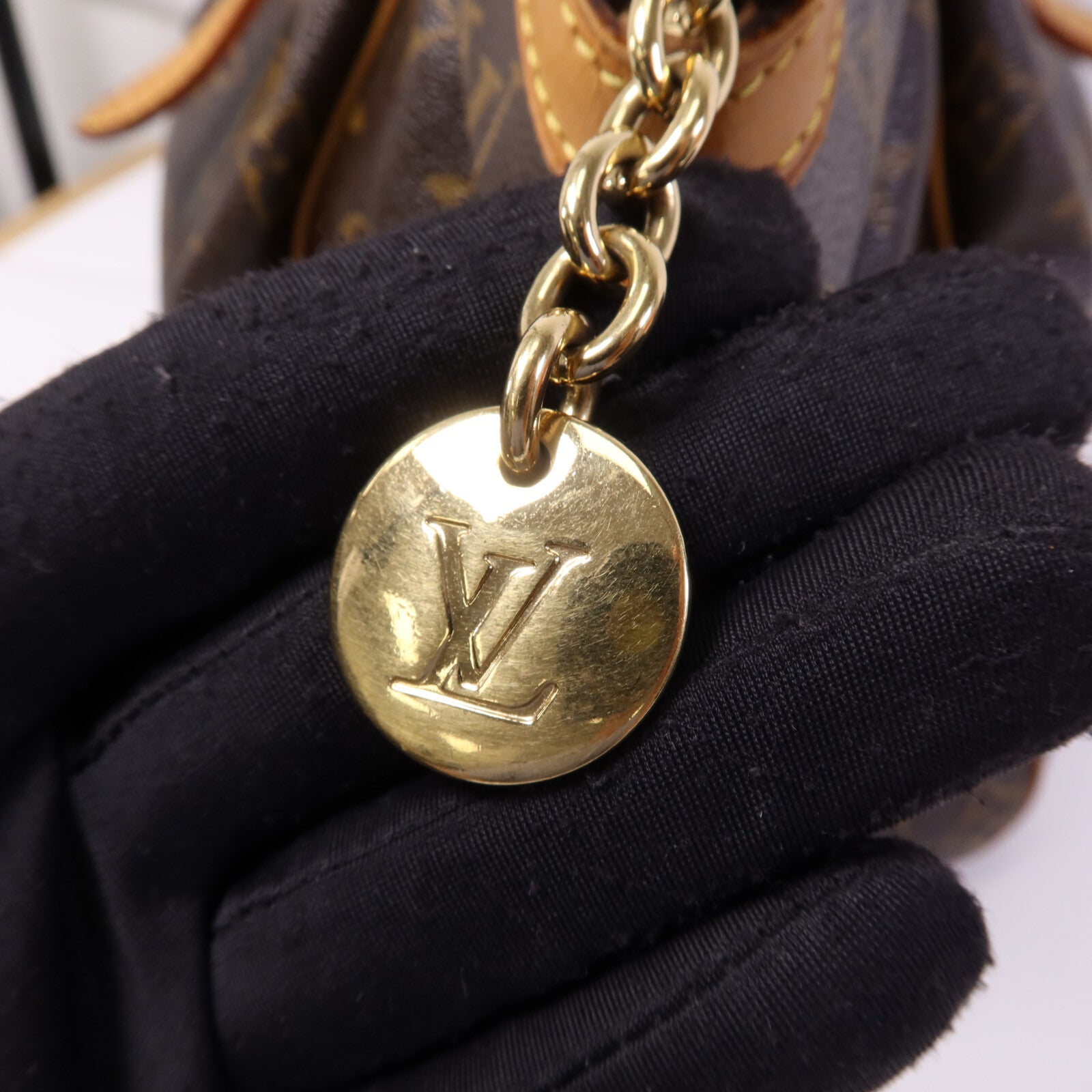 LOUIS VUITTON Monogram Tivoli GM金扣肩背袋